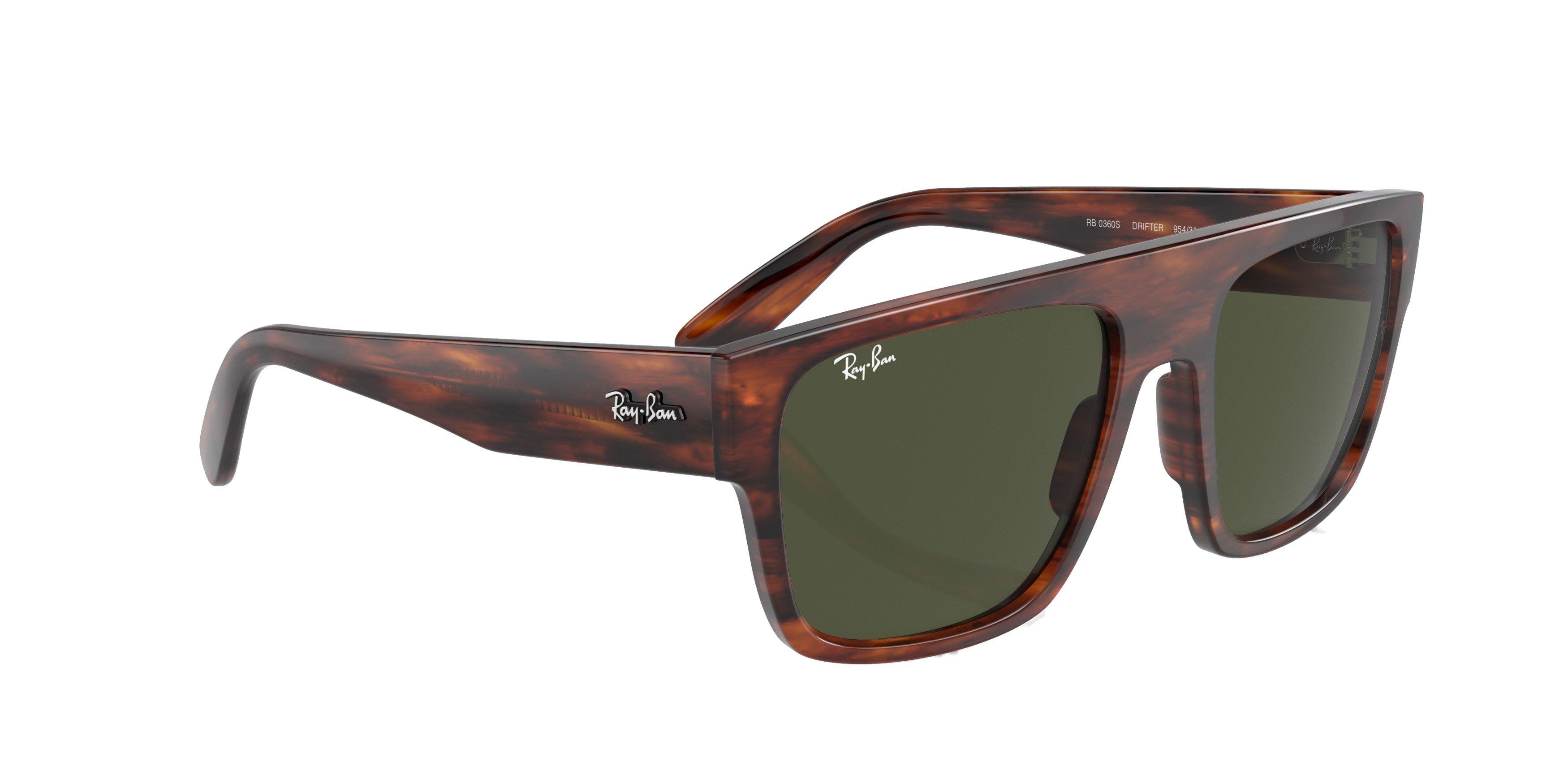 Ray-Ban Drifter Sunglasses - BROWN/GREEN Thumbnail View 4
