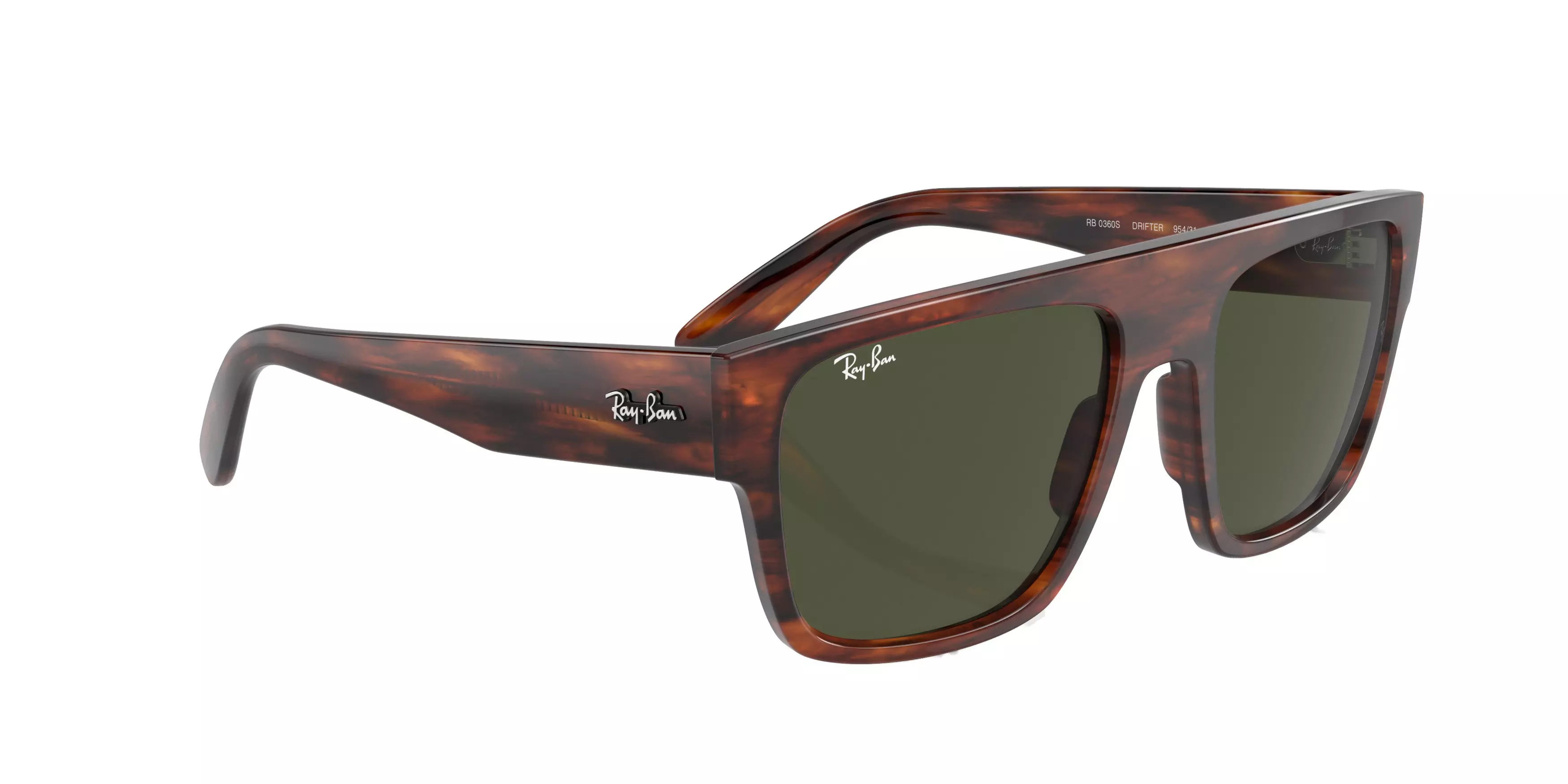 Ray-Ban Drifter Sunglasses - BROWN/GREEN