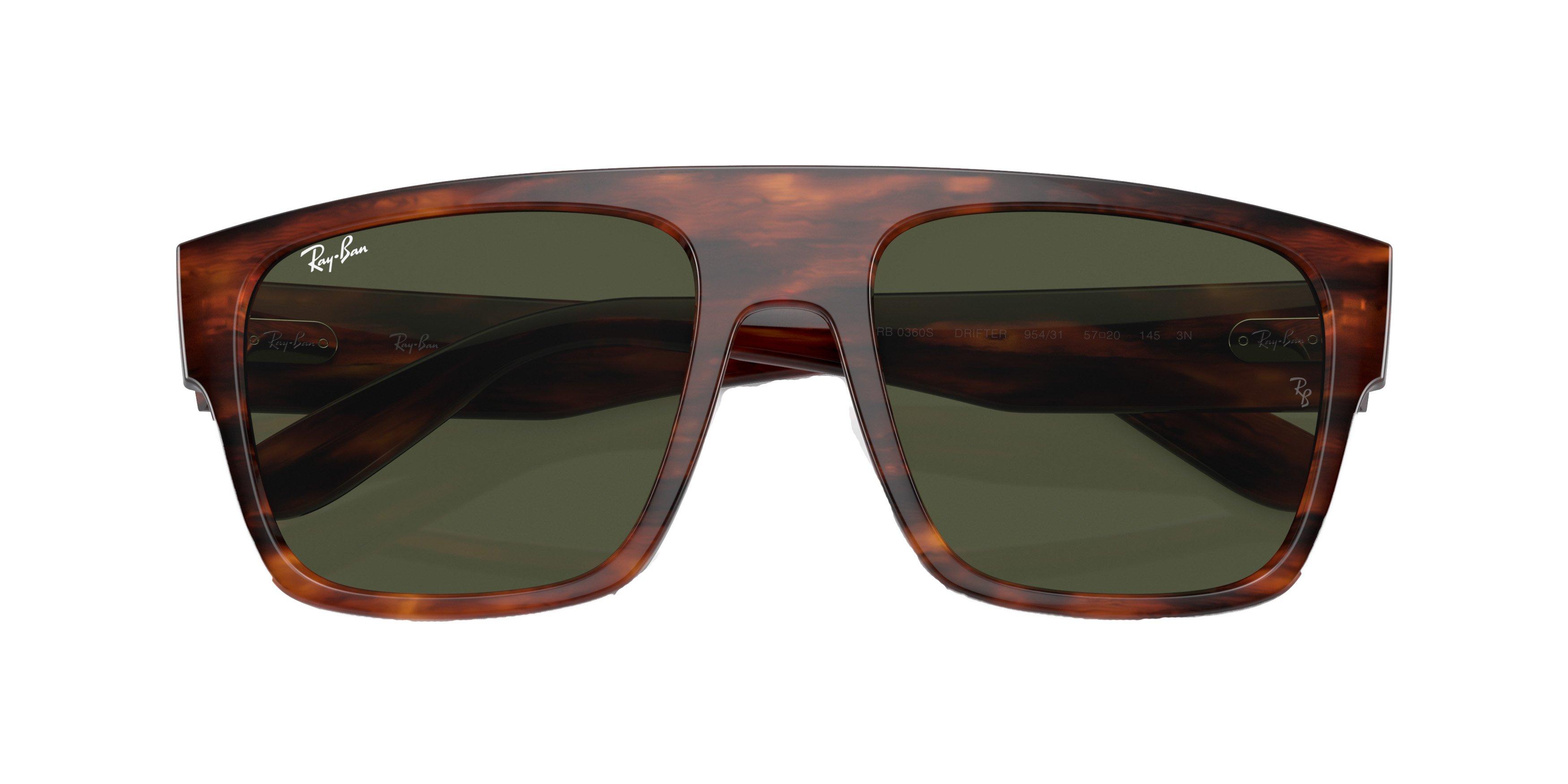 Ray-Ban Drifter Sunglasses - BROWN/GREEN Thumbnail View 6