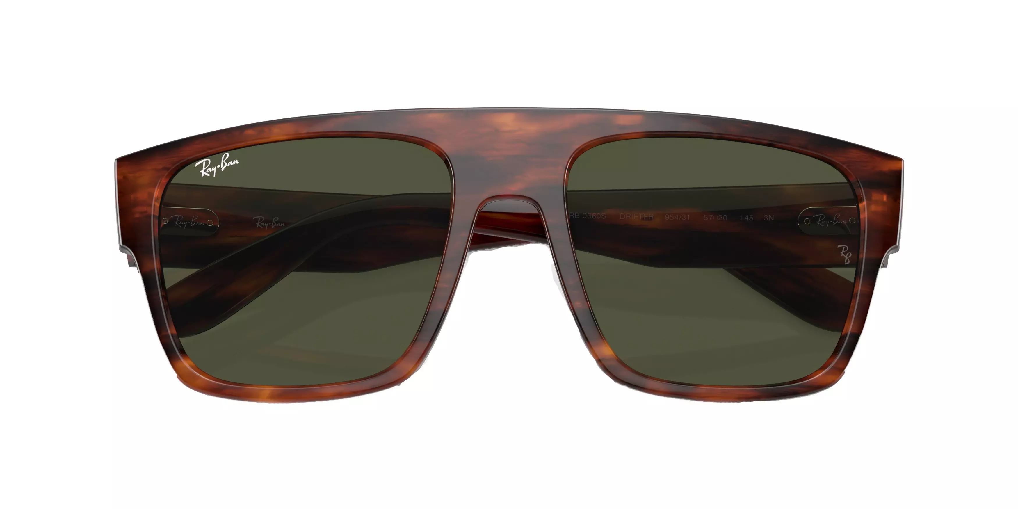 Ray-Ban Drifter Sunglasses - BROWN/GREEN