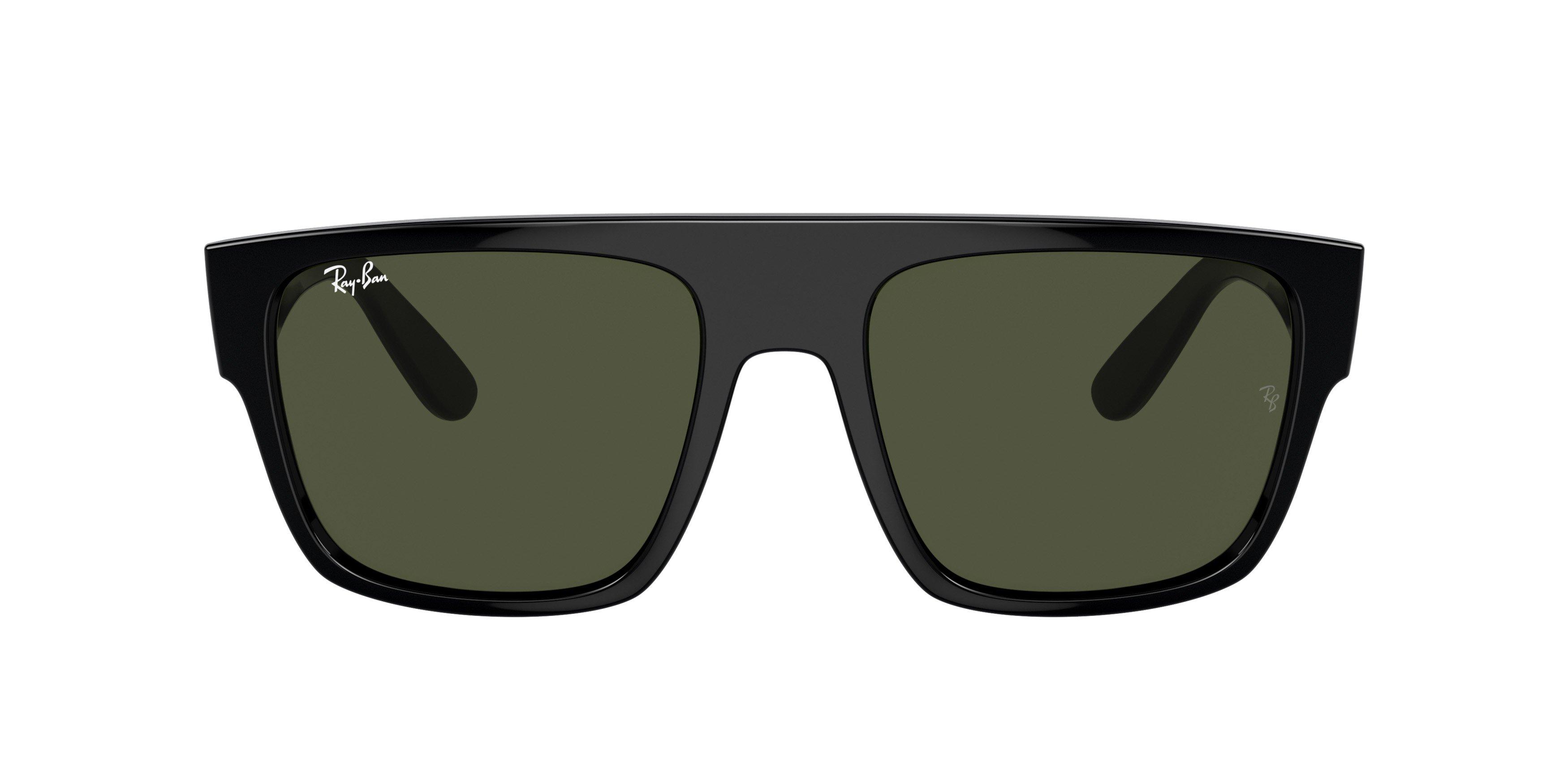 Ray-Ban Drifter Sunglasses - BLACK/GREEN Thumbnail View 3