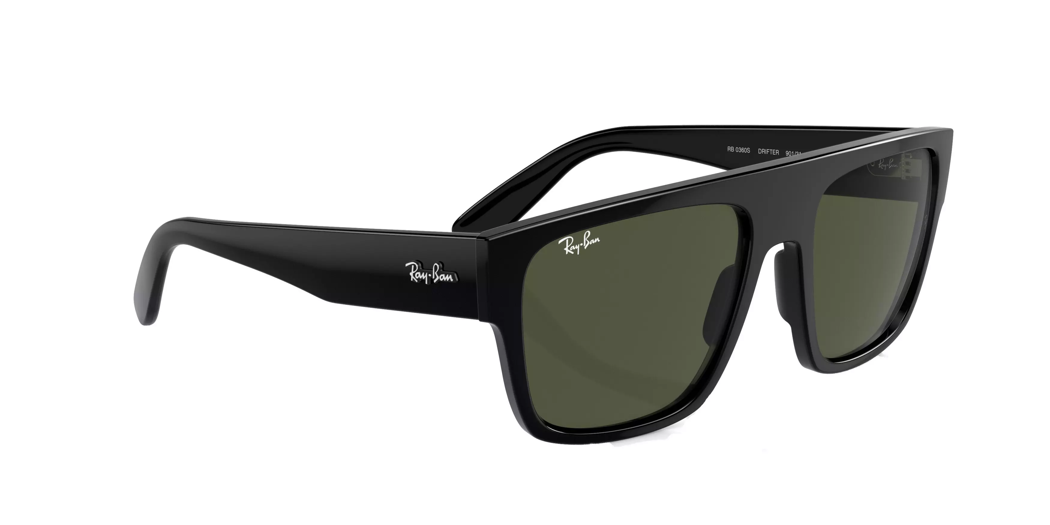 Ray-Ban Drifter Sunglasses - BLACK/GREEN