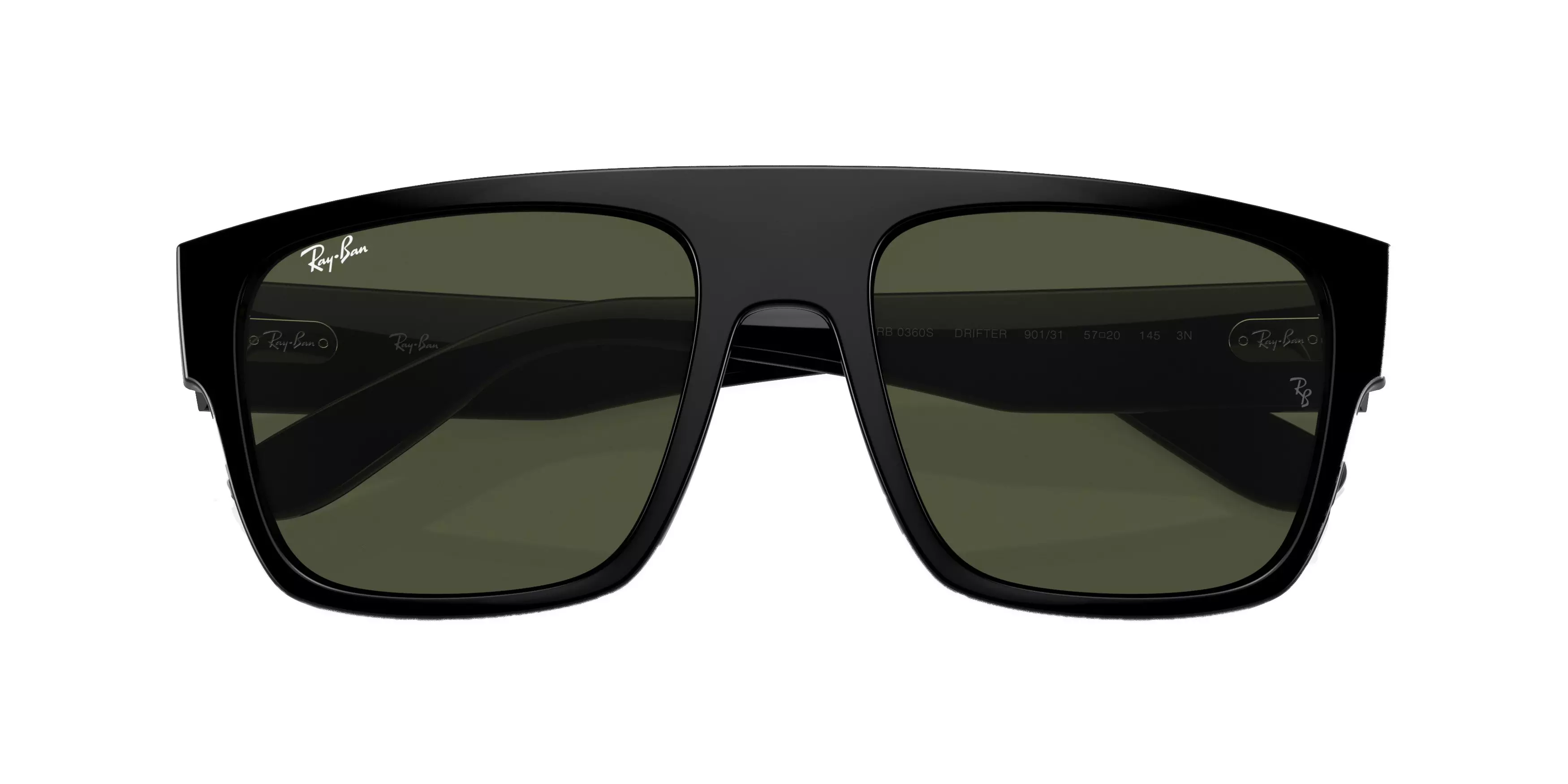 Ray-Ban Drifter Sunglasses - BLACK/GREEN