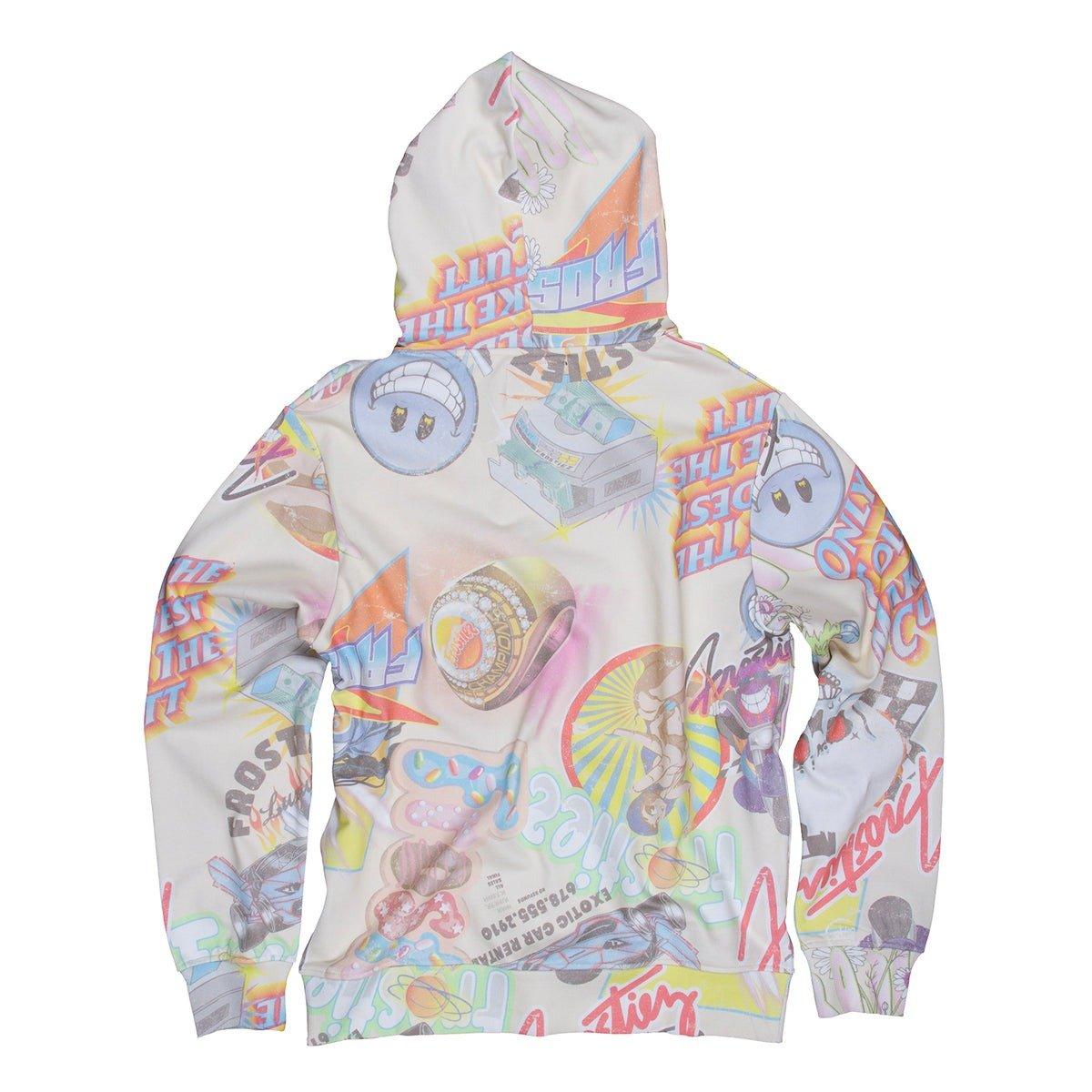 Frostiez Men's Exotics Hoodie - White - WHITE Thumbnail View 2