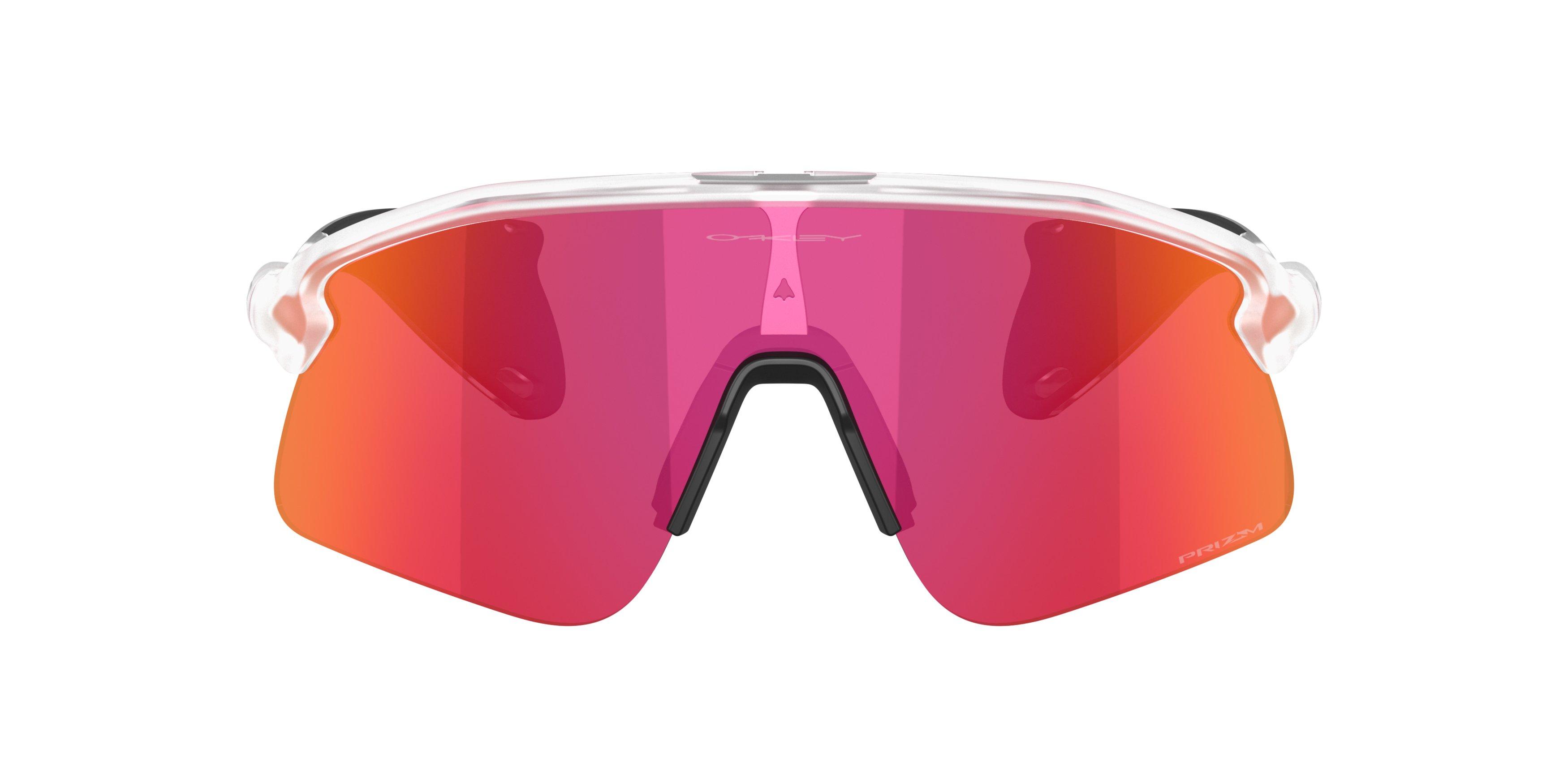 Oakley Stunt Devil S Prizm Field Sunglasses &ndash; Matte Clear - CLEAR/RED Thumbnail View 2