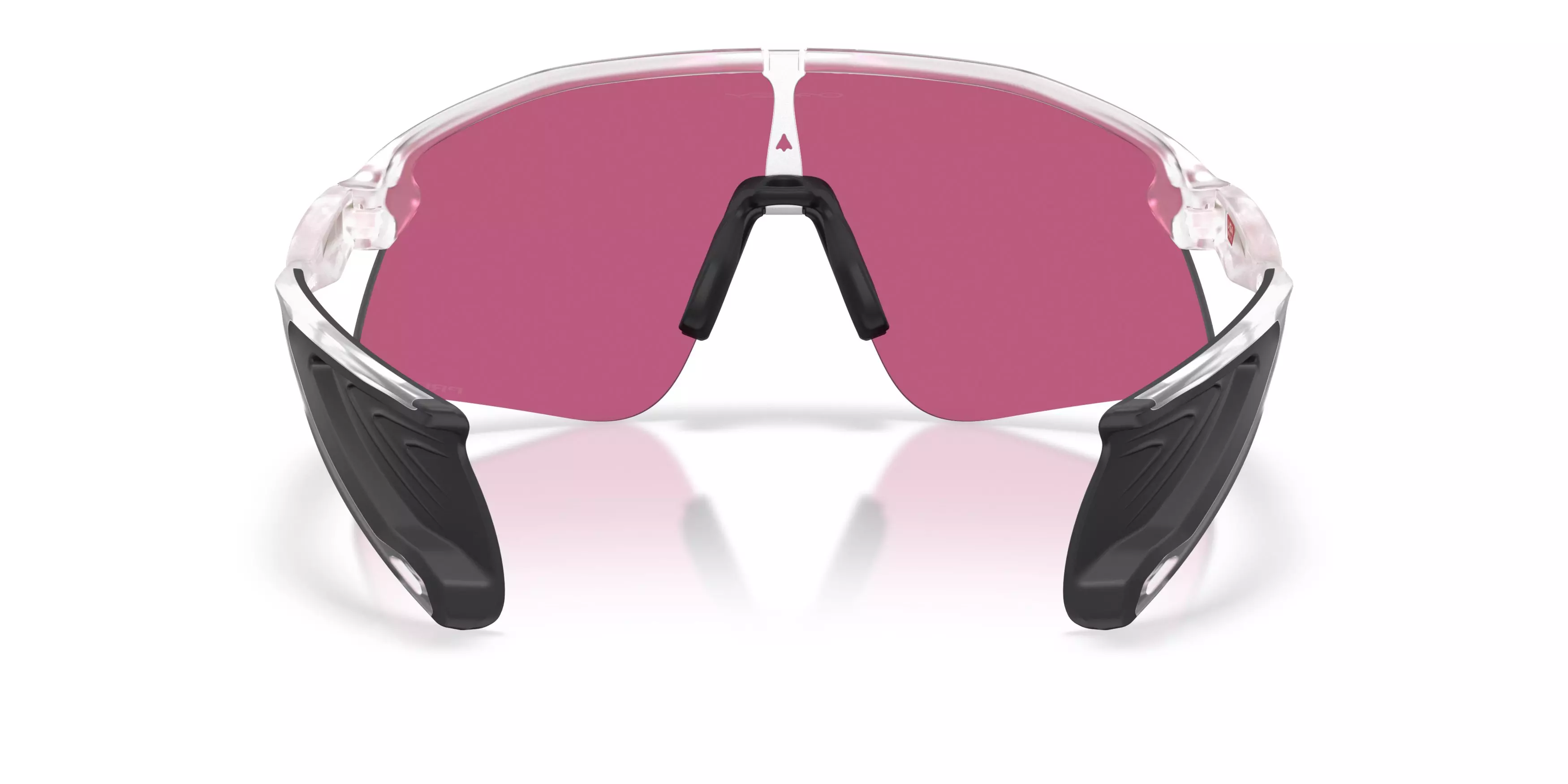 Oakley Stunt Devil S Prizm Field Sunglasses – Matte Clear - CLEAR/RED