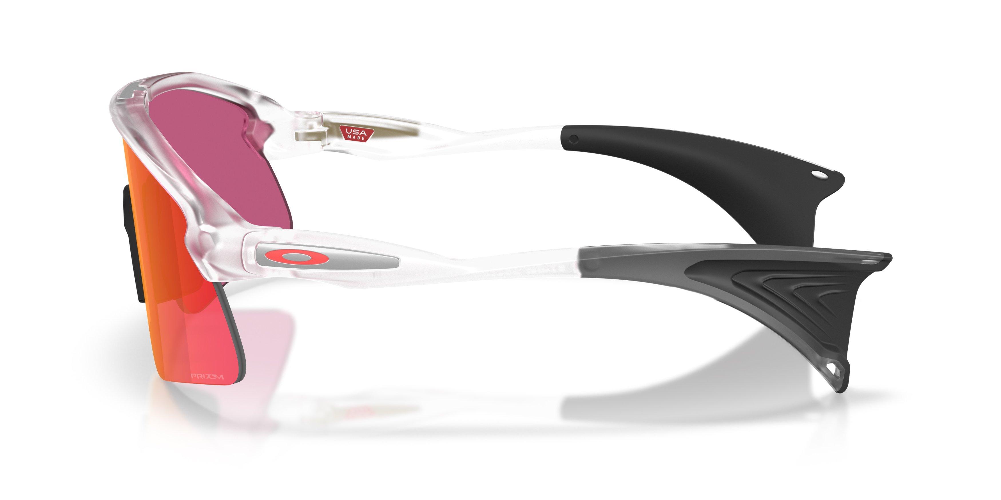 Oakley Stunt Devil S Prizm Field Sunglasses &ndash; Matte Clear - CLEAR/RED Thumbnail View 6
