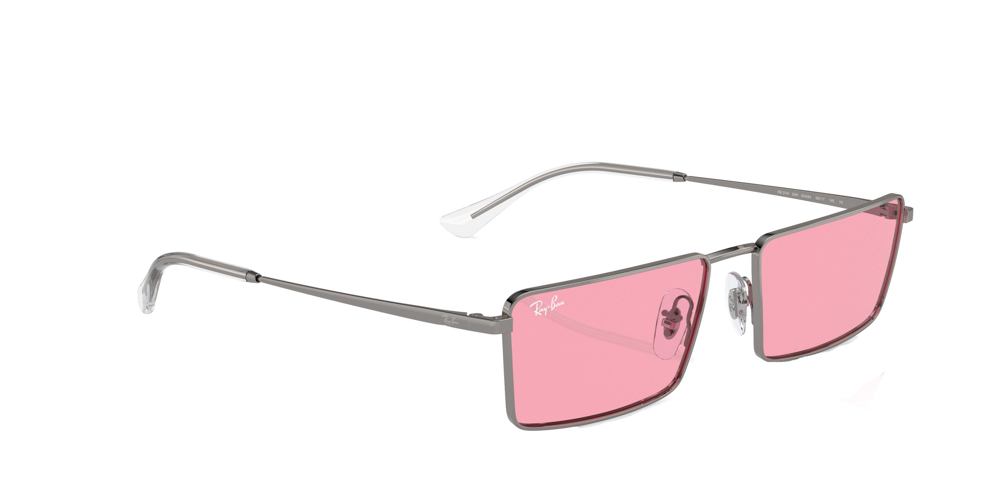 Ray-Ban Emy Bio-Based Sunglasses - GREY/PINK Thumbnail View 4