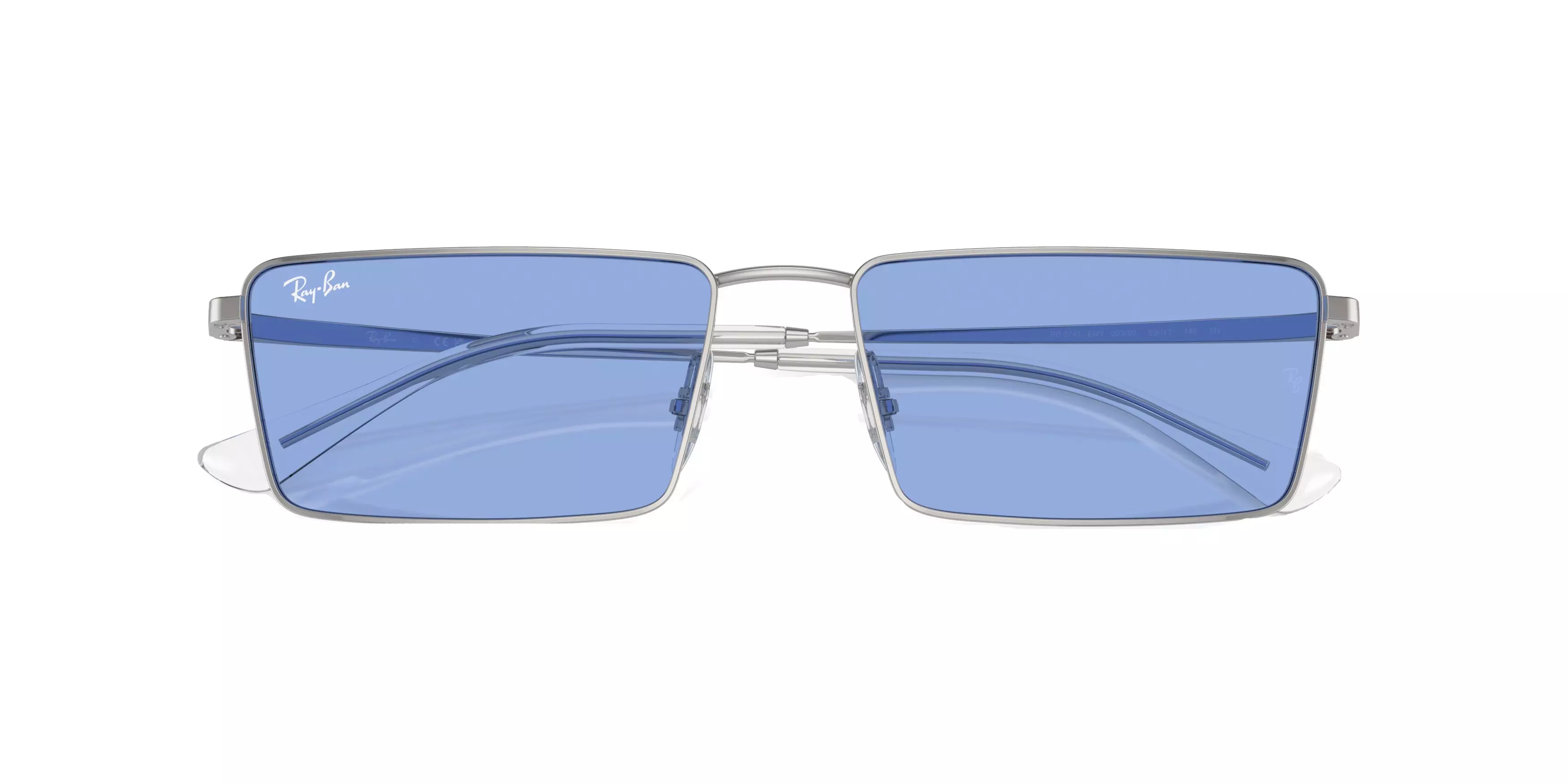 Ray-Ban Emy Bio-Based Sunglasses - SILVER/BLUE