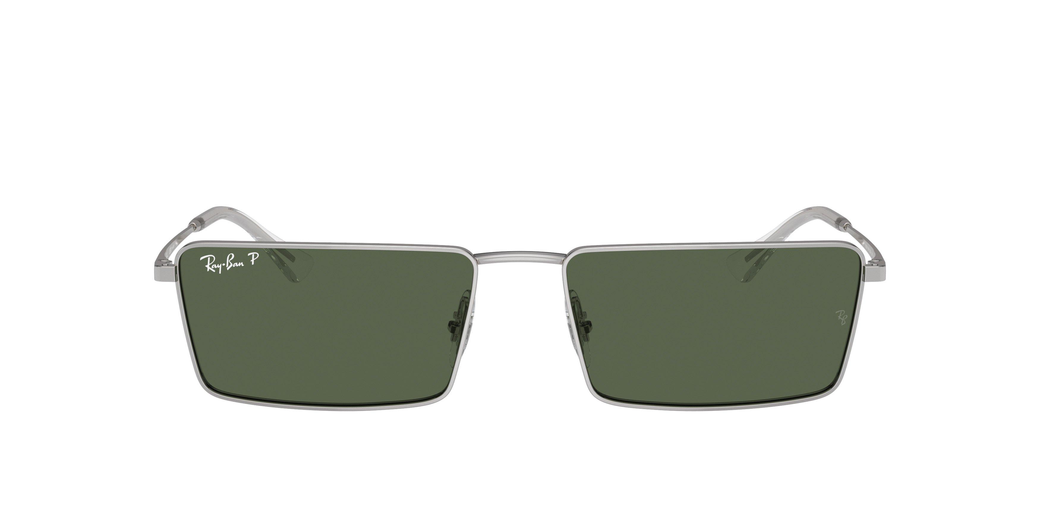 Ray-Ban Emy Bio-Based Sunglasses - SILVER/GREEN Thumbnail View 3