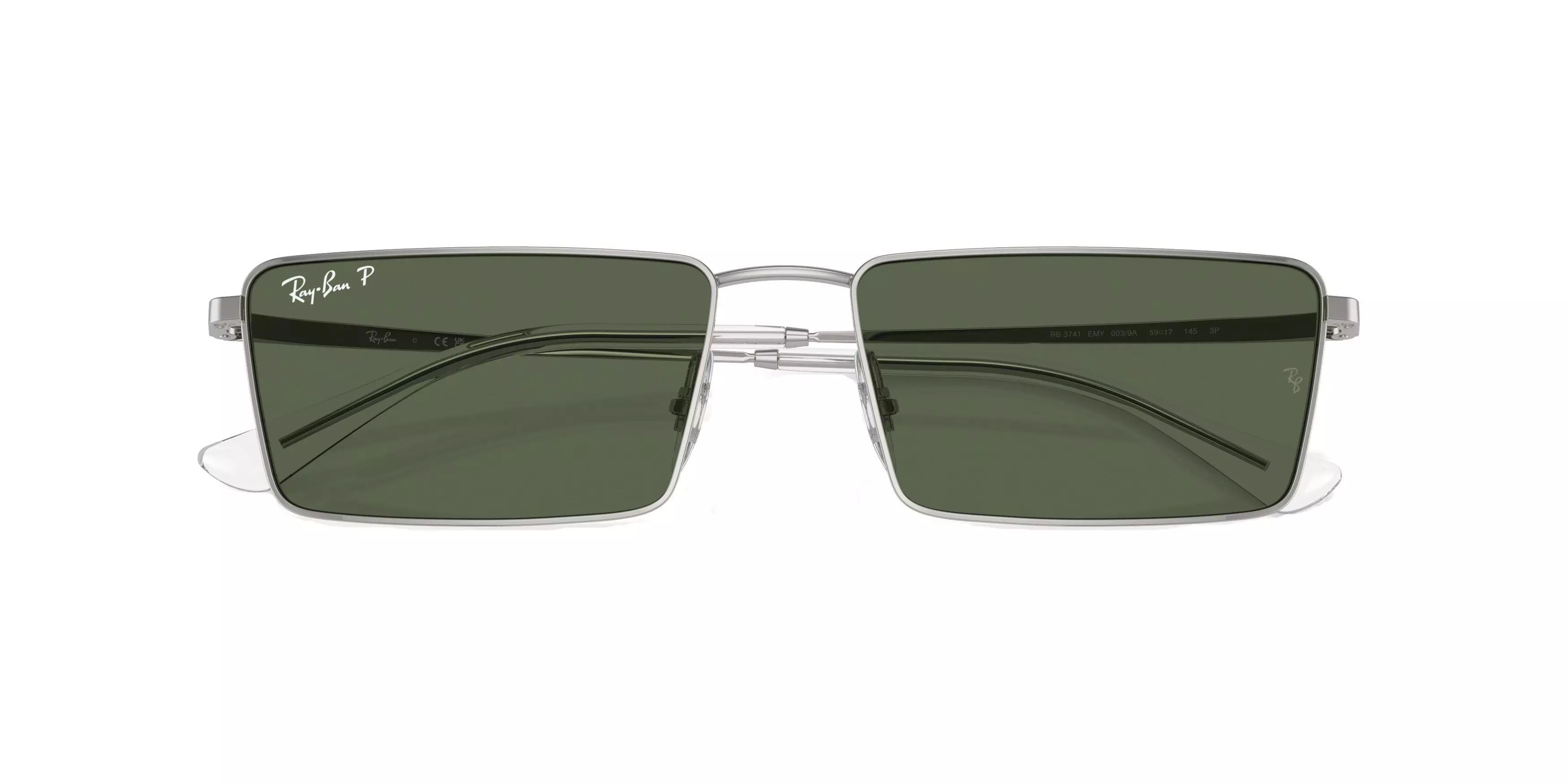 Ray-Ban Emy Bio-Based Sunglasses - SILVER/GREEN