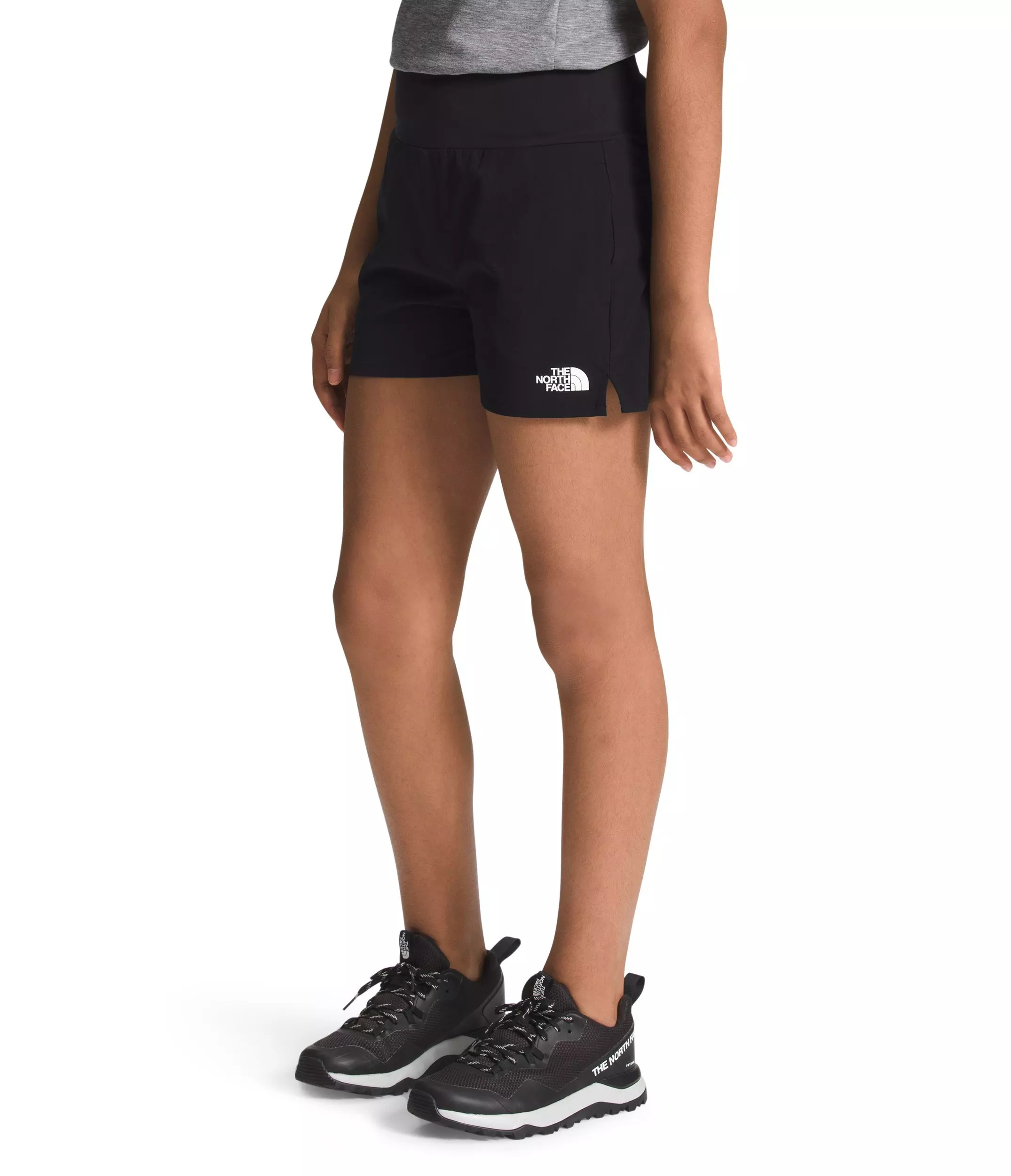 The North Face Girls’ On The Trail Shorts-Black - BLACK