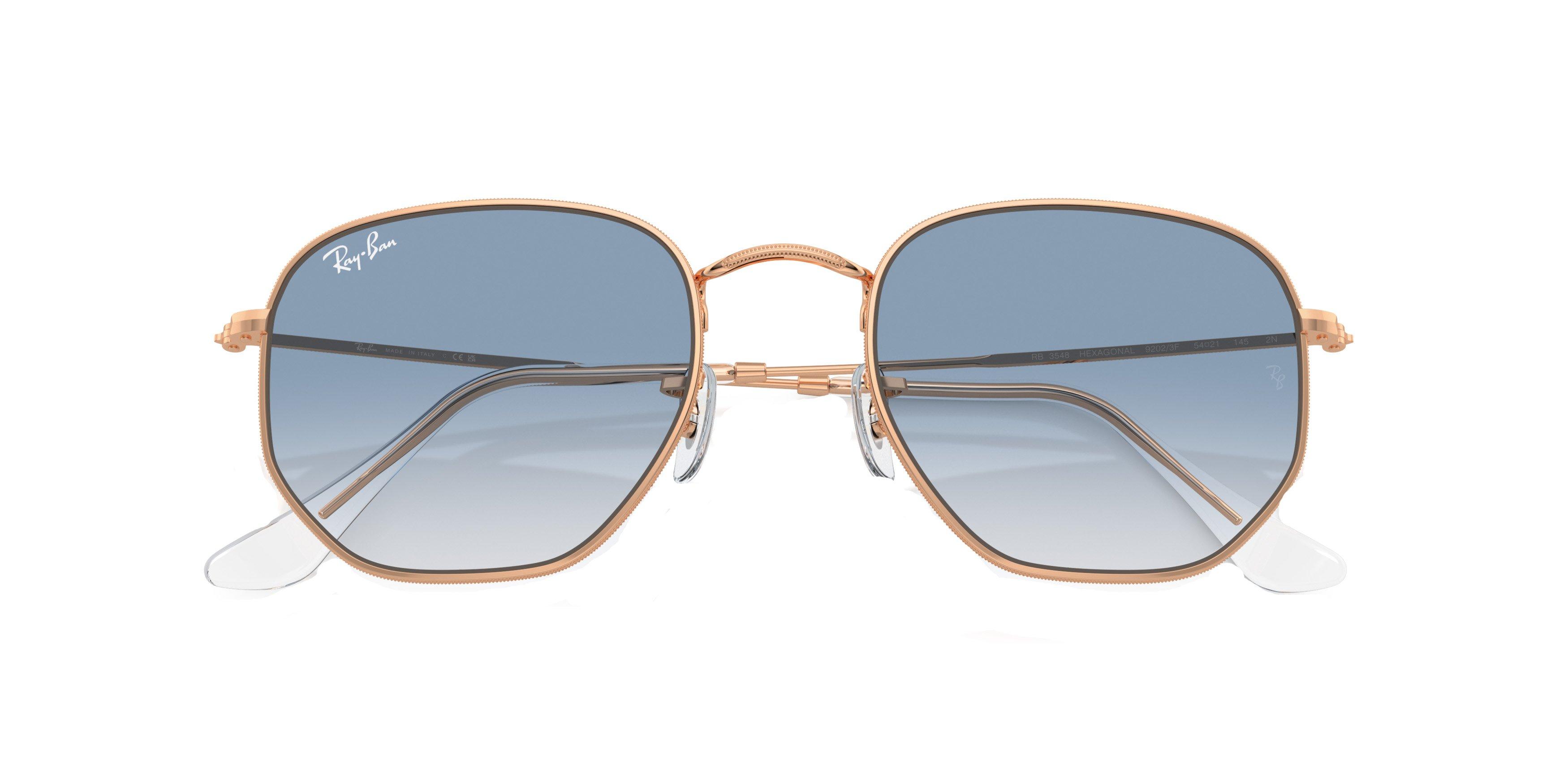 Ray-Ban Hexagonal Sunglasses - GOLD Thumbnail View 6