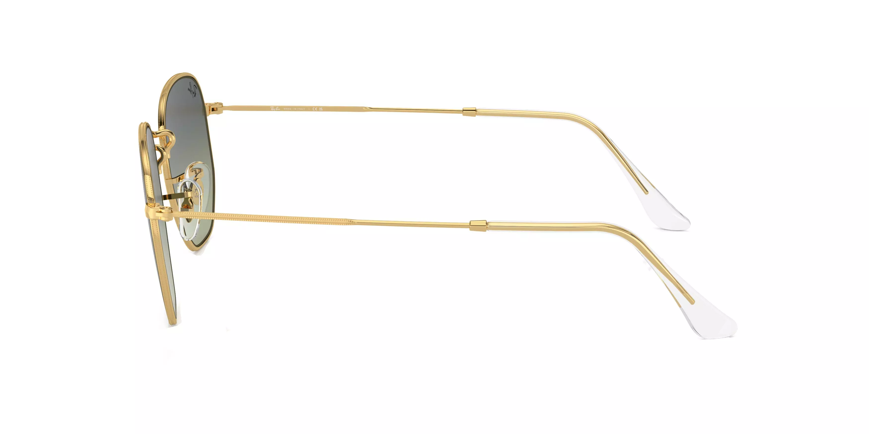 Ray-Ban Hexagonal Sunglasses - GOLD/GREEN