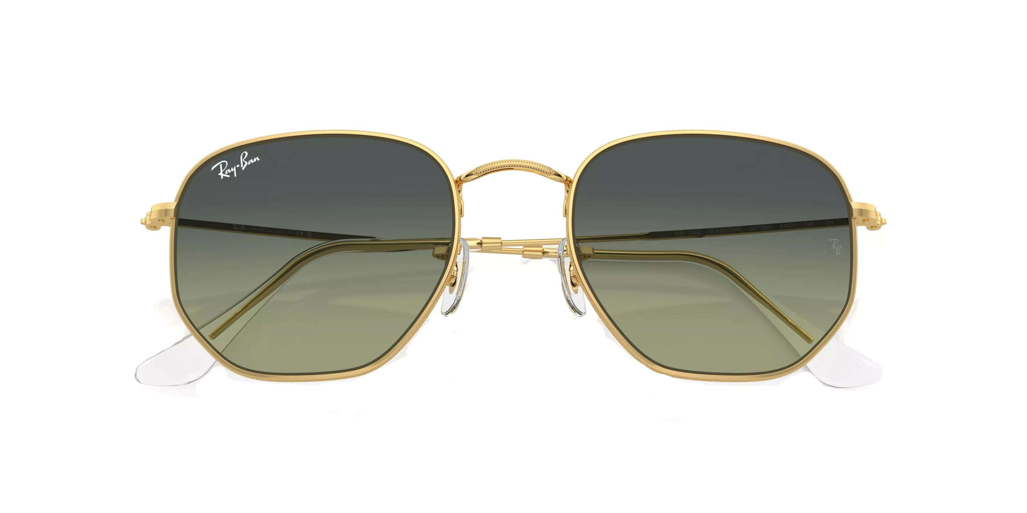 Ray-Ban Hexagonal Sunglasses - GOLD/GREEN