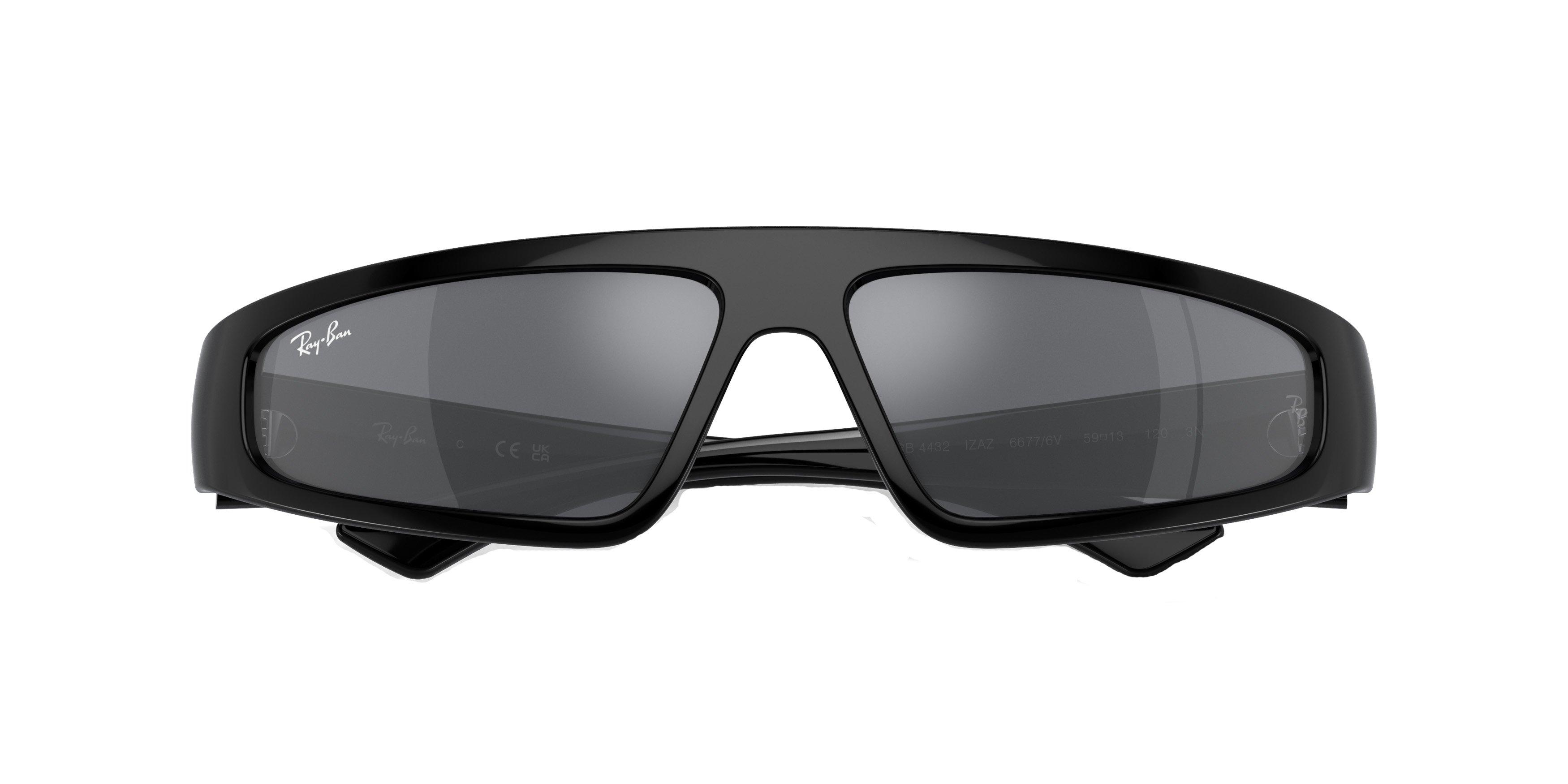 Ray-Ban Izaz Sunglasses - BLACK/GREY Thumbnail View 6