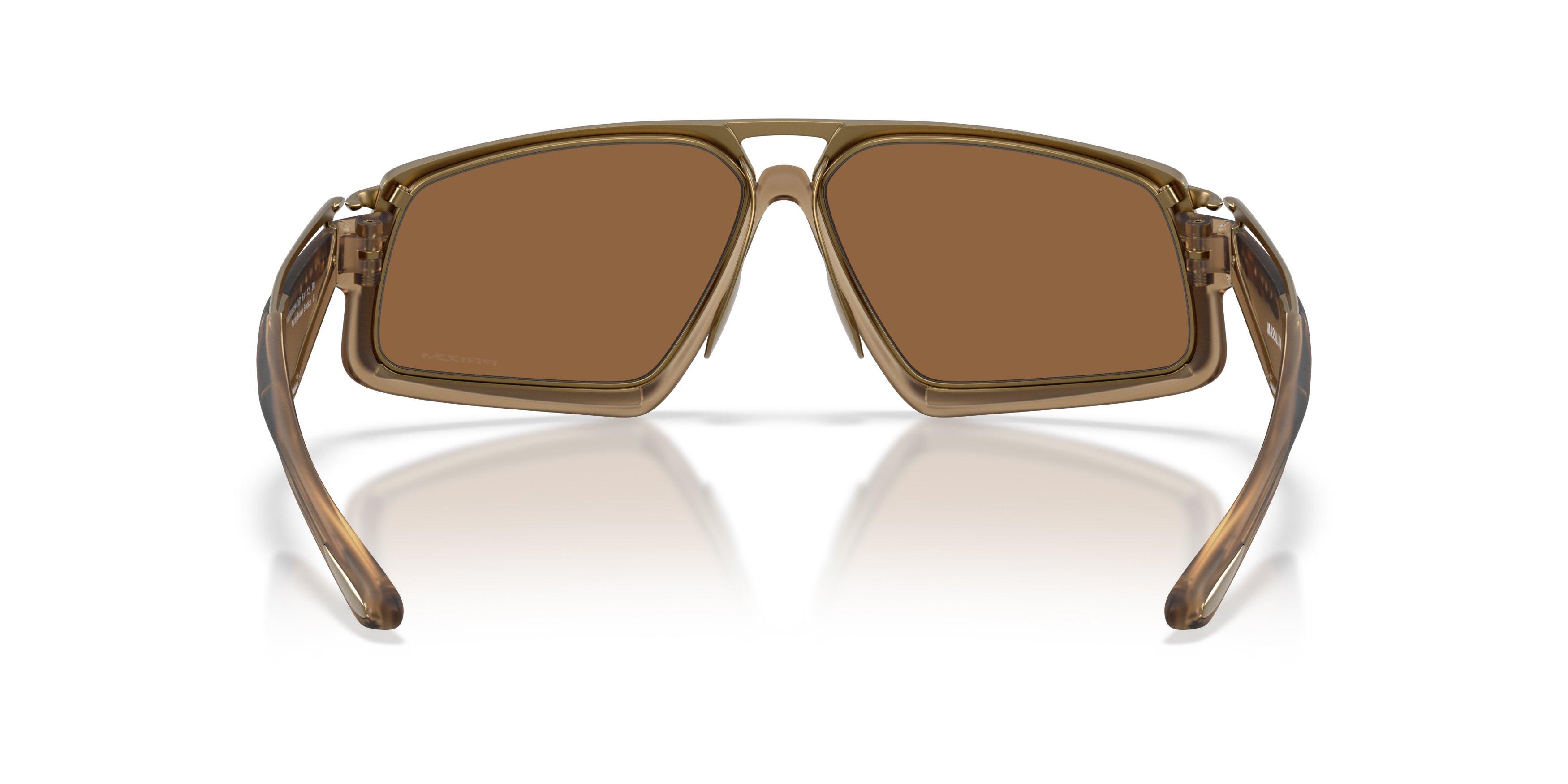 Oakley Massillon Prizm Bronze Sunglasses &ndash; Matte Brown Smoke - BROWN Thumbnail View 3