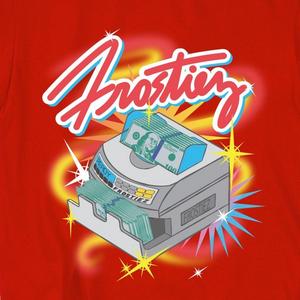 Frostiez Men's Money Counter Tee Shirt-Red