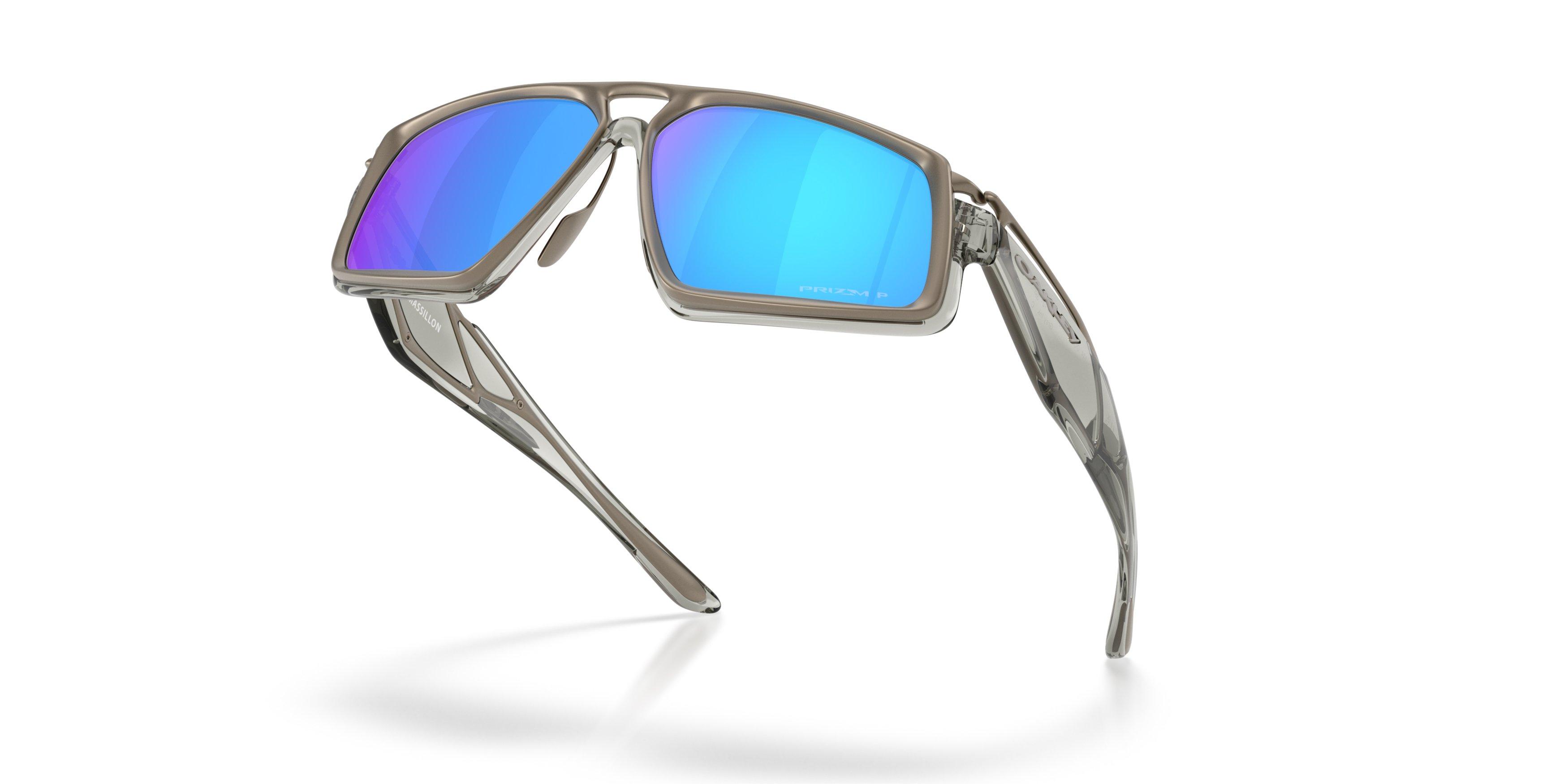 Oakley Massillon Prizm Sapphire Polarized Sunglasses &ndash; Grey Ink - GREY/BLUE Thumbnail View 7