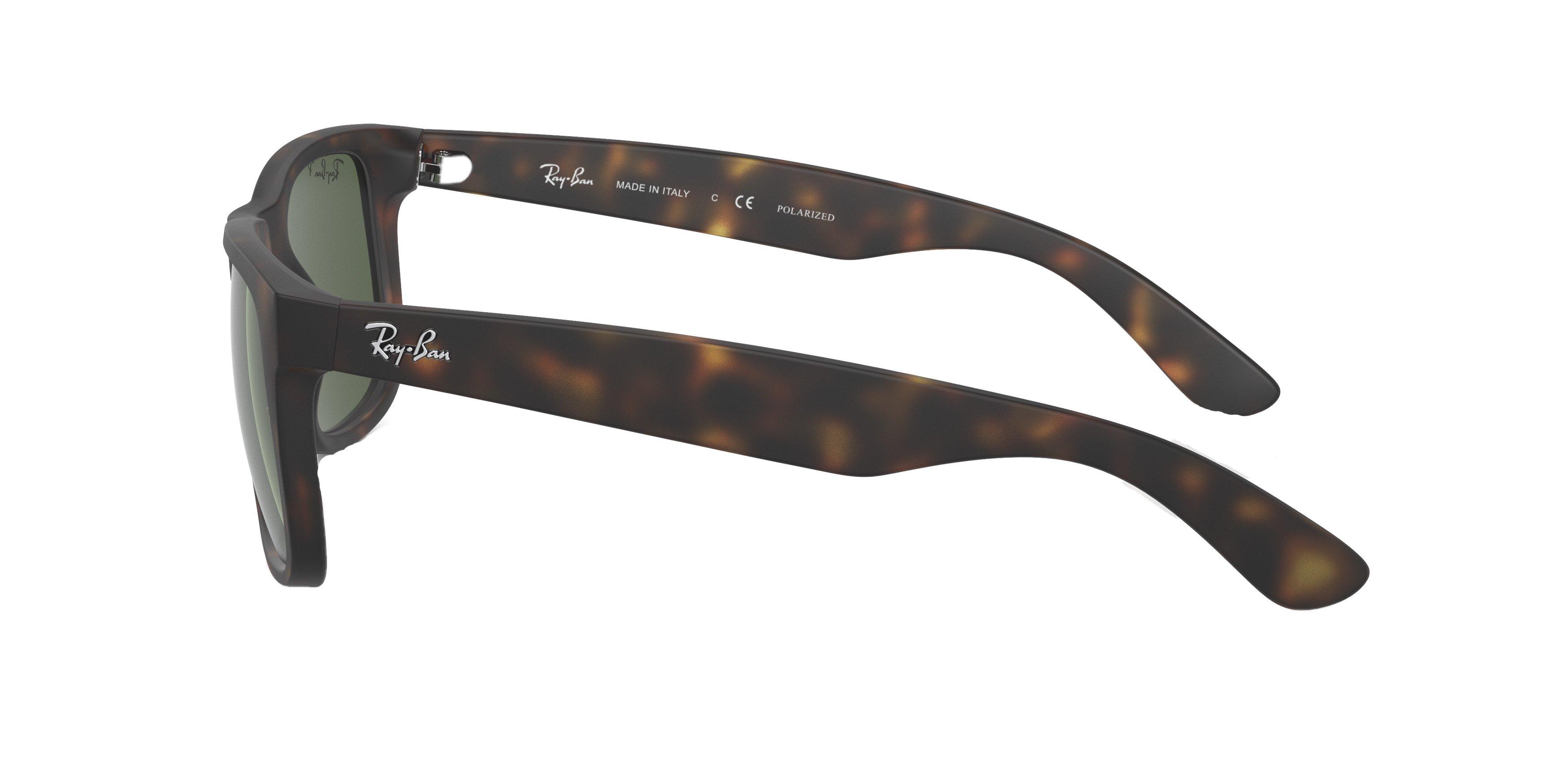Ray-Ban Justin Sunglasses - BROWN/GREEN Thumbnail View 5