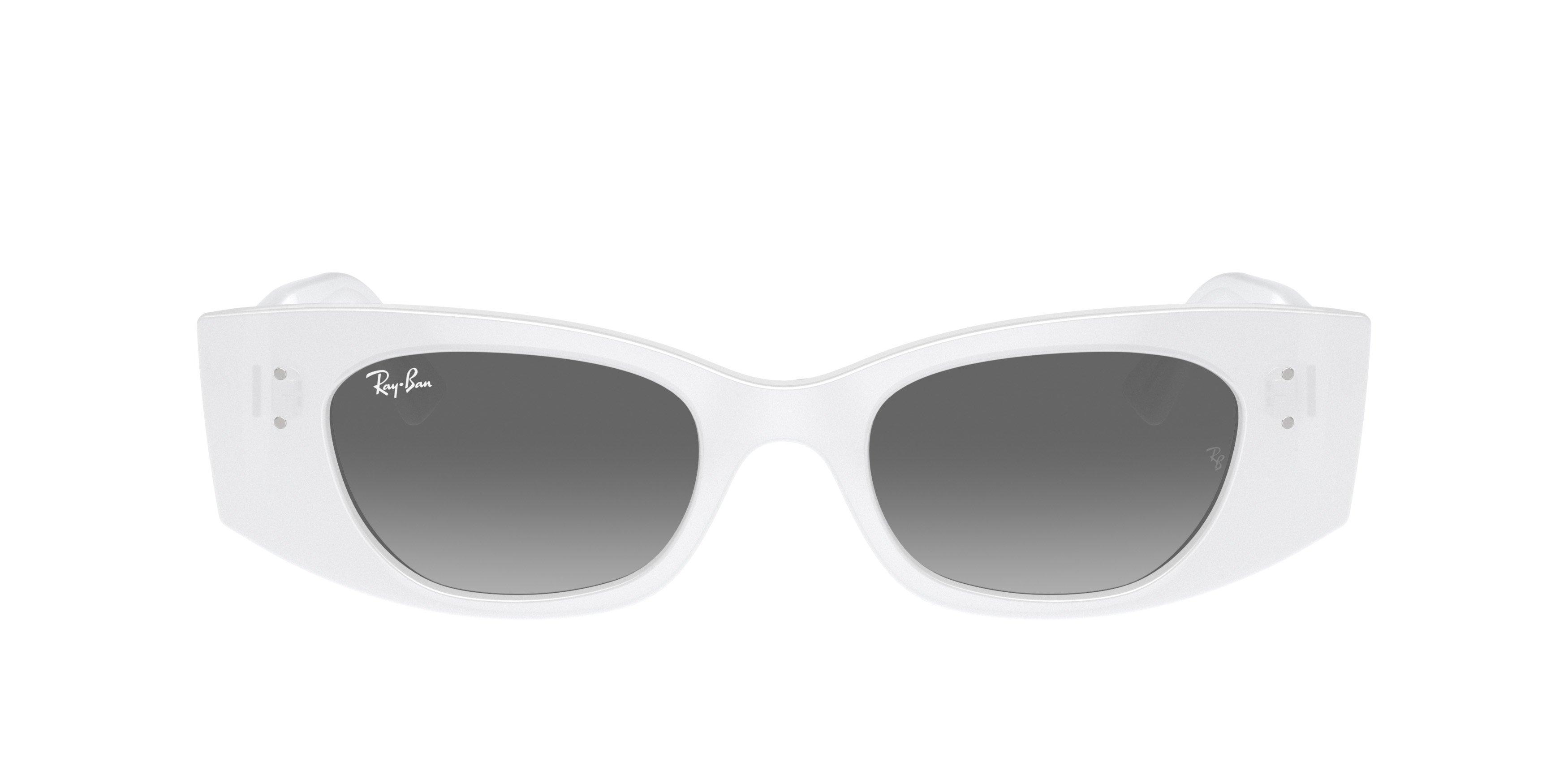 Ray-Ban Kat Sunglasses - WHITE/GREY Thumbnail View 3