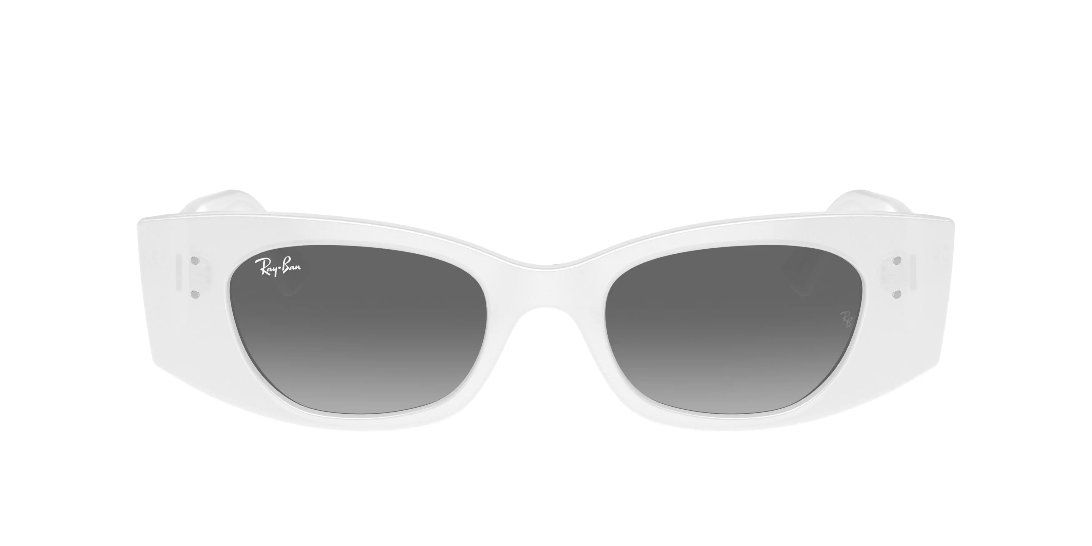 Ray-Ban Kat Sunglasses - WHITE/GREY