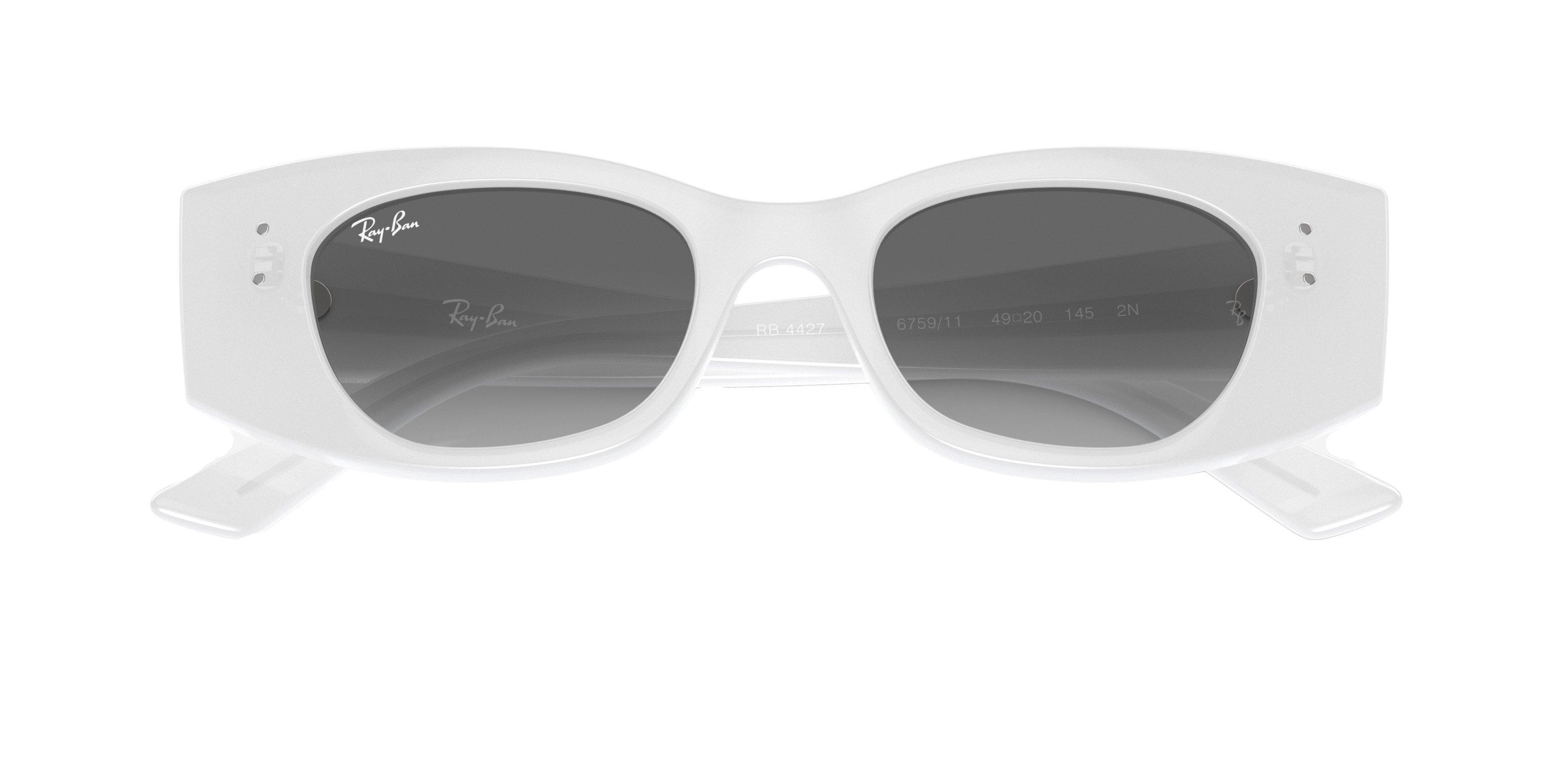 Ray-Ban Kat Sunglasses - WHITE/GREY Thumbnail View 6