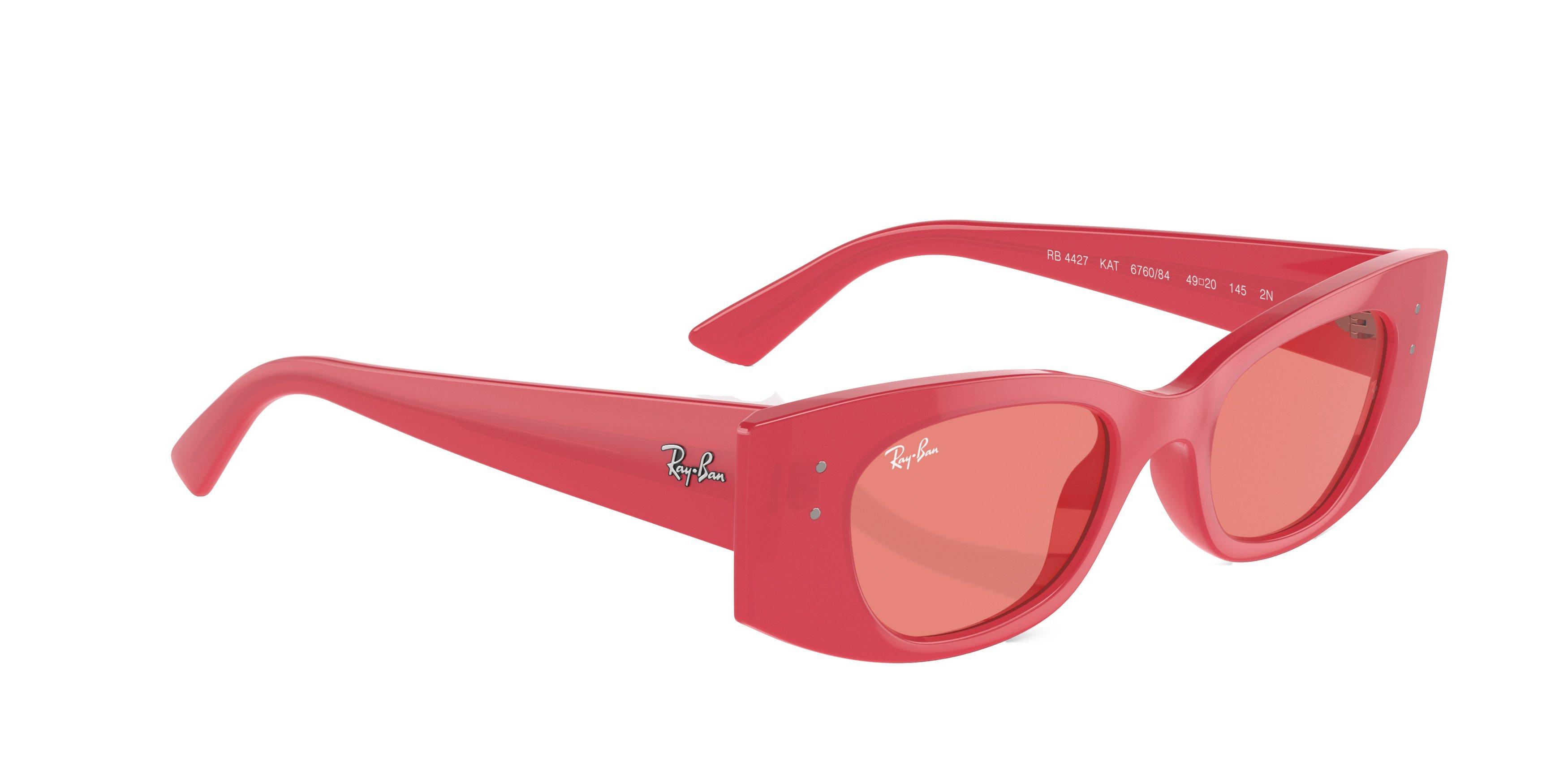 Ray-Ban Kat Sunglasses - RED/PINK Thumbnail View 4