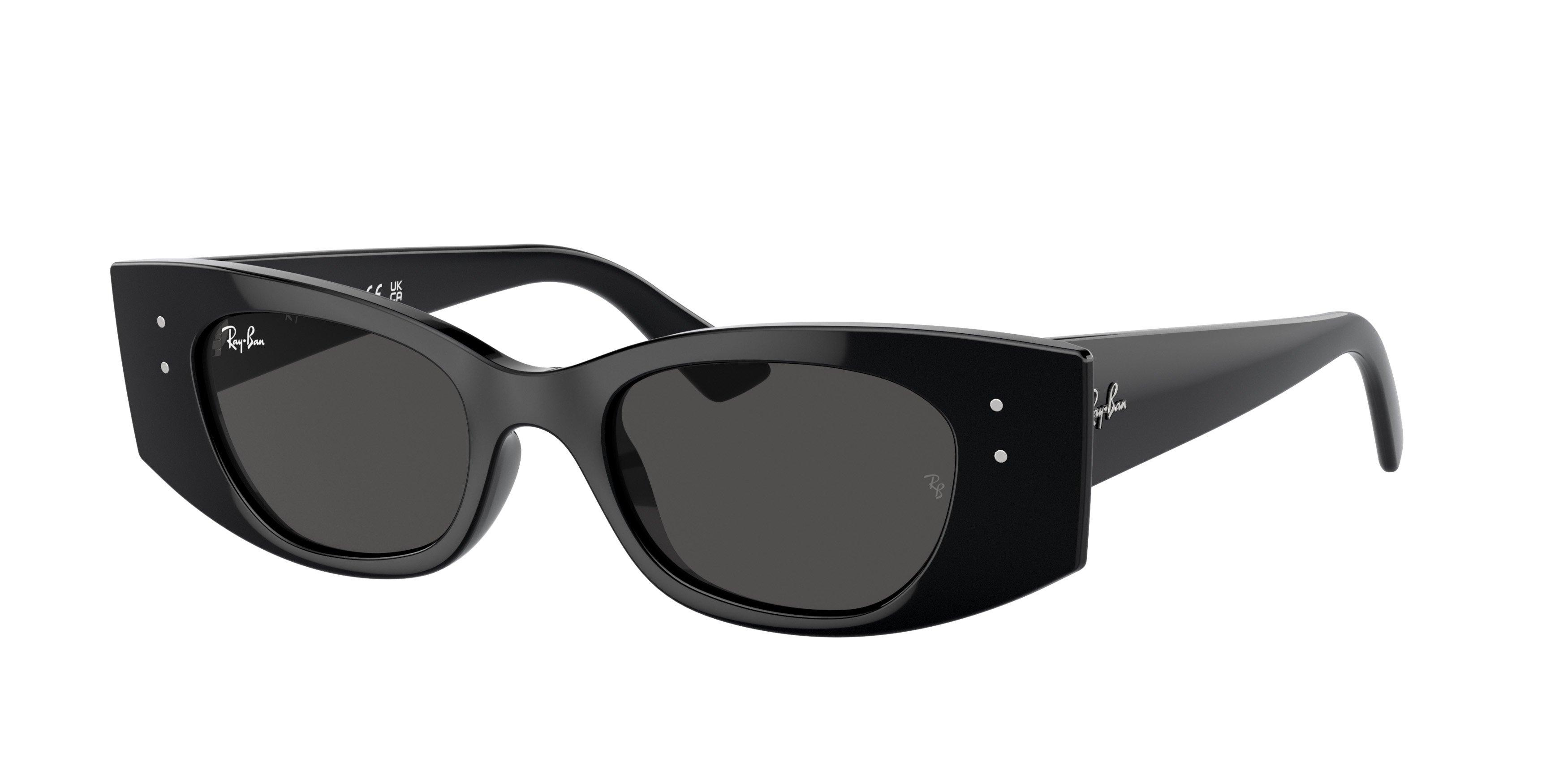 Ray-Ban Kat Sunglasses - BLACK/GREY Thumbnail View 1