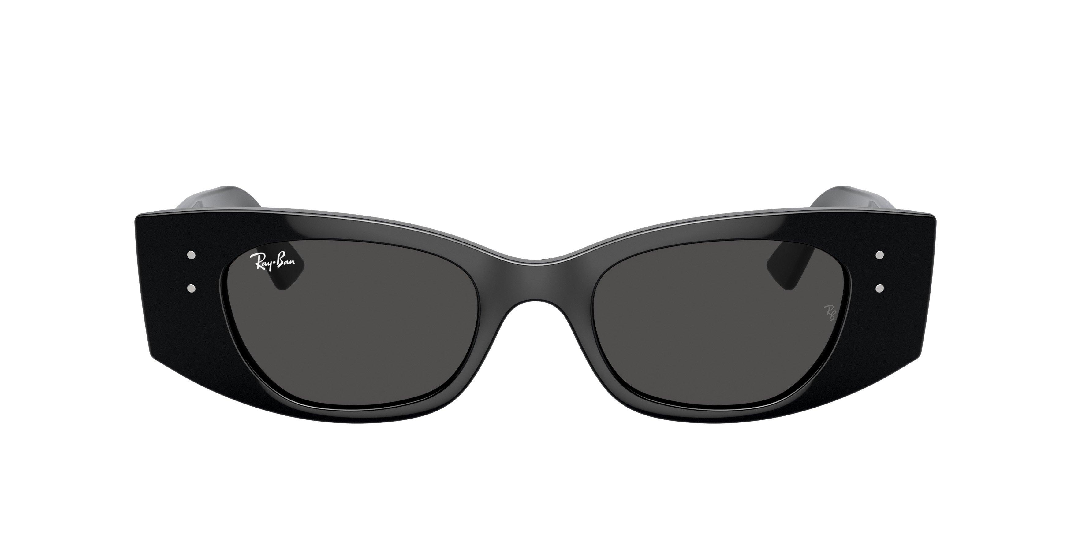 Ray-Ban Kat Sunglasses - BLACK/GREY Thumbnail View 3