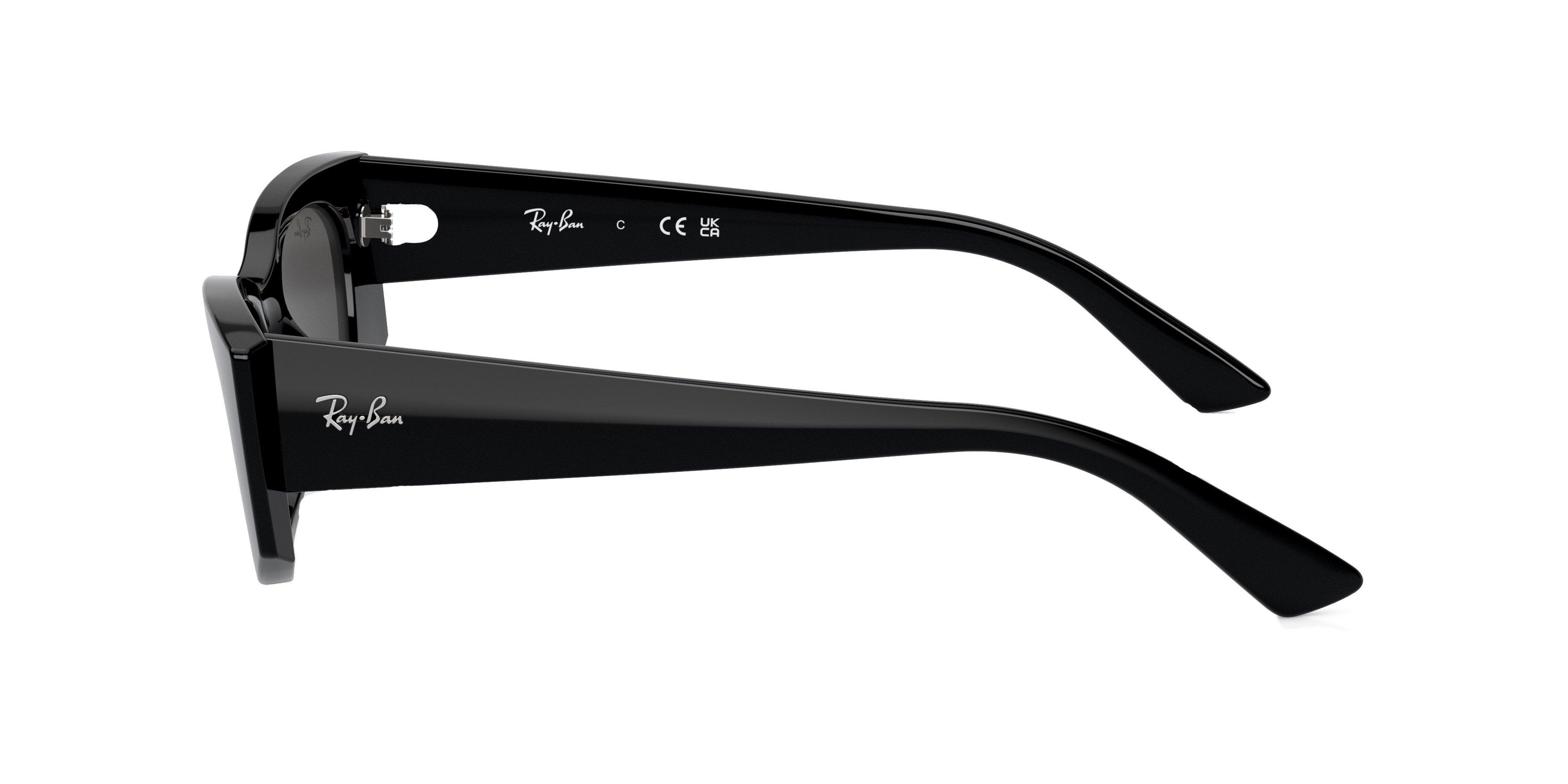 Ray-Ban Kat Sunglasses - BLACK/GREY Thumbnail View 5
