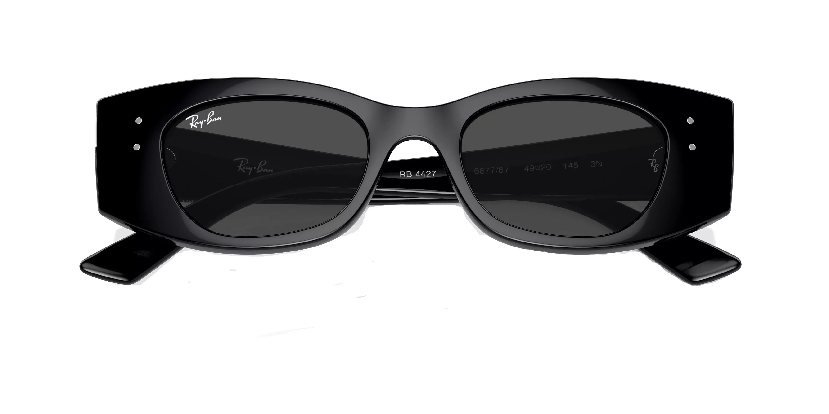 Ray-Ban Kat Sunglasses - BLACK/GREY