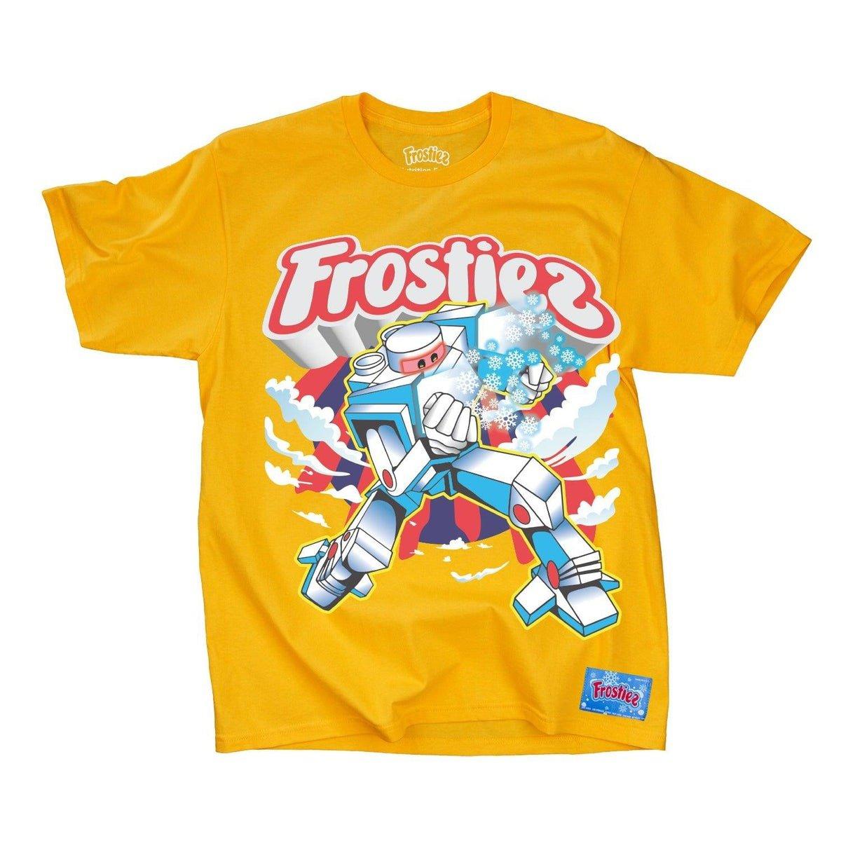 Frostiez Men's Freezer Tee Shirt-Gold - GOLD Thumbnail View 1