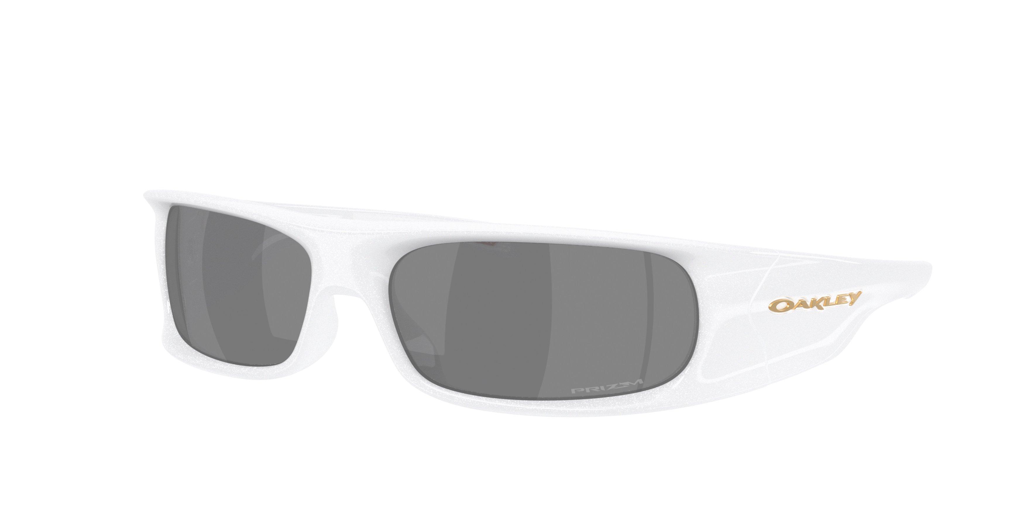 Oakley Highland Prizm Black Sunglasses &ndash; Pearlized White - WHITE/BLACK Thumbnail View 1