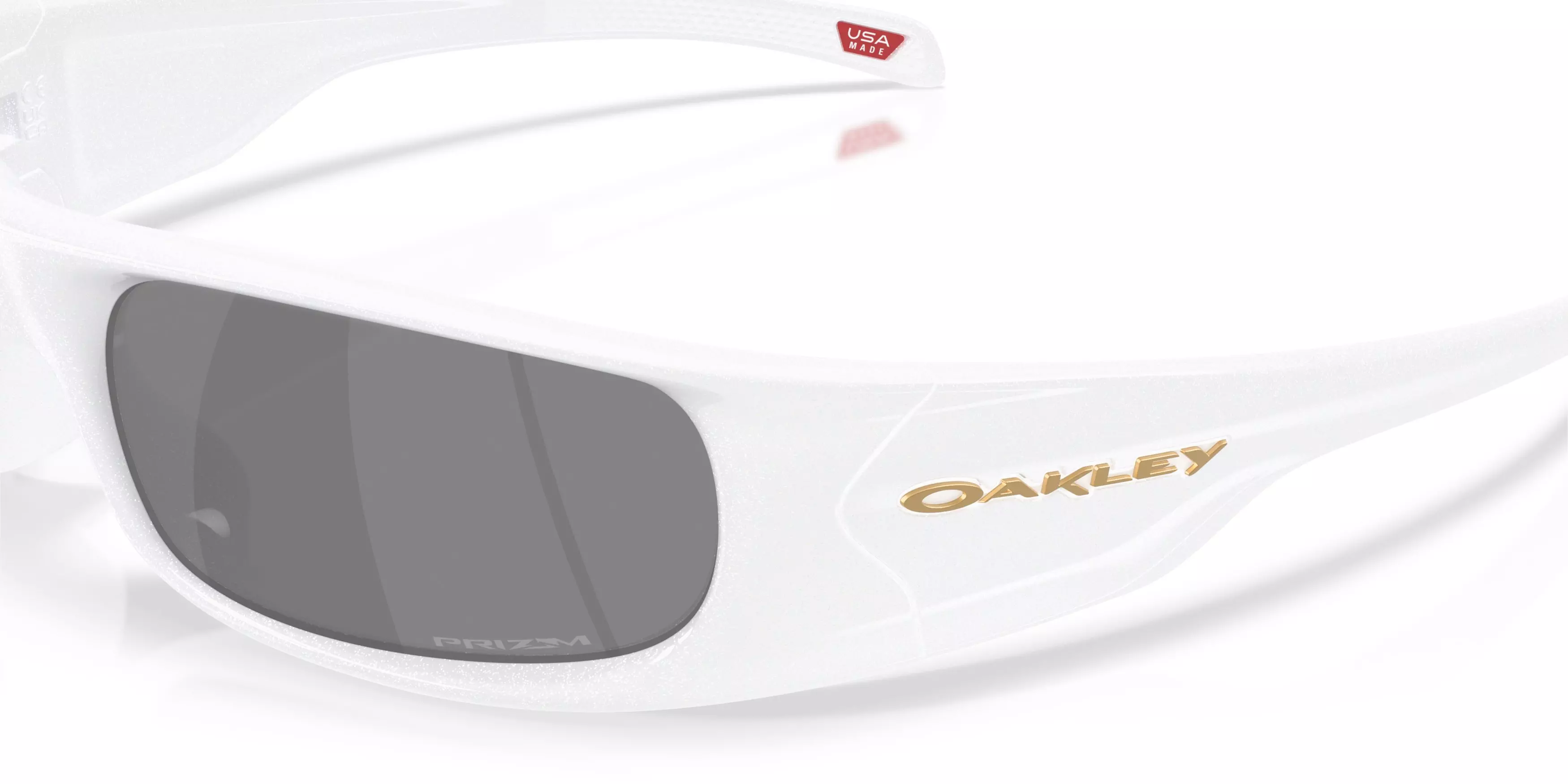 Oakley Highland Prizm Black Sunglasses – Pearlized White - WHITE/BLACK