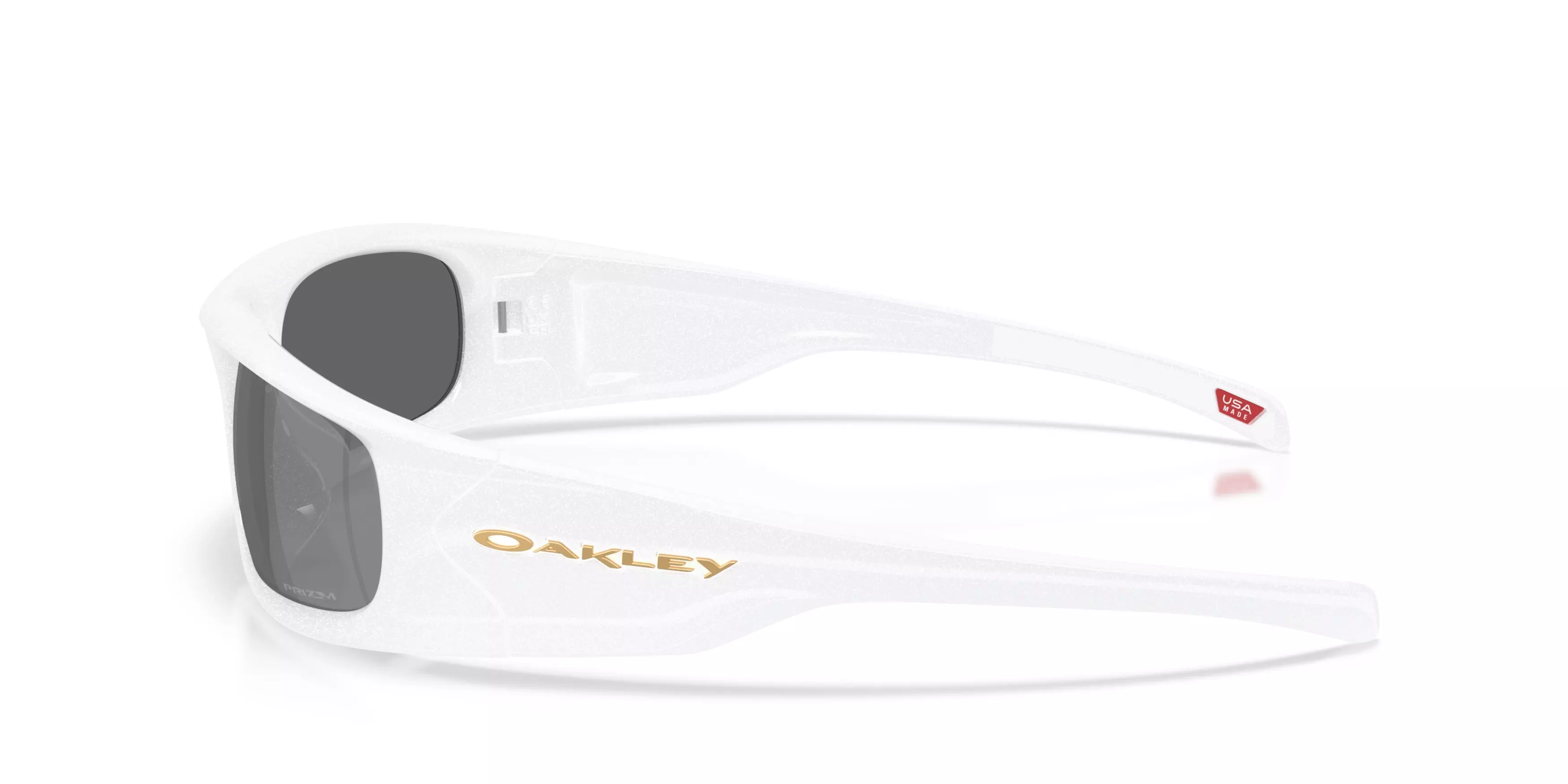 Oakley Highland Prizm Black Sunglasses – Pearlized White - WHITE/BLACK
