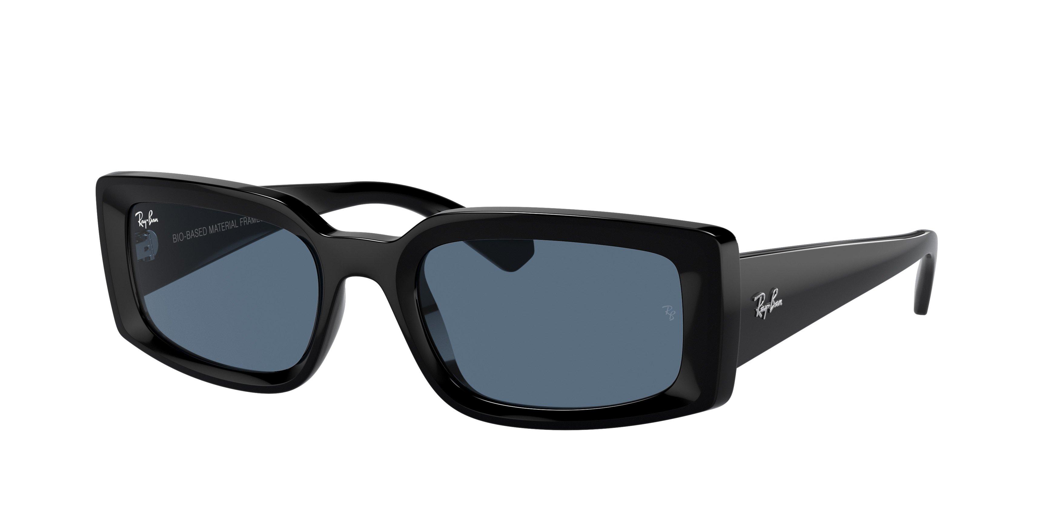 Ray-Ban Kiliane Bio-Based Sunglasses - BLACK/BLUE Thumbnail View 1
