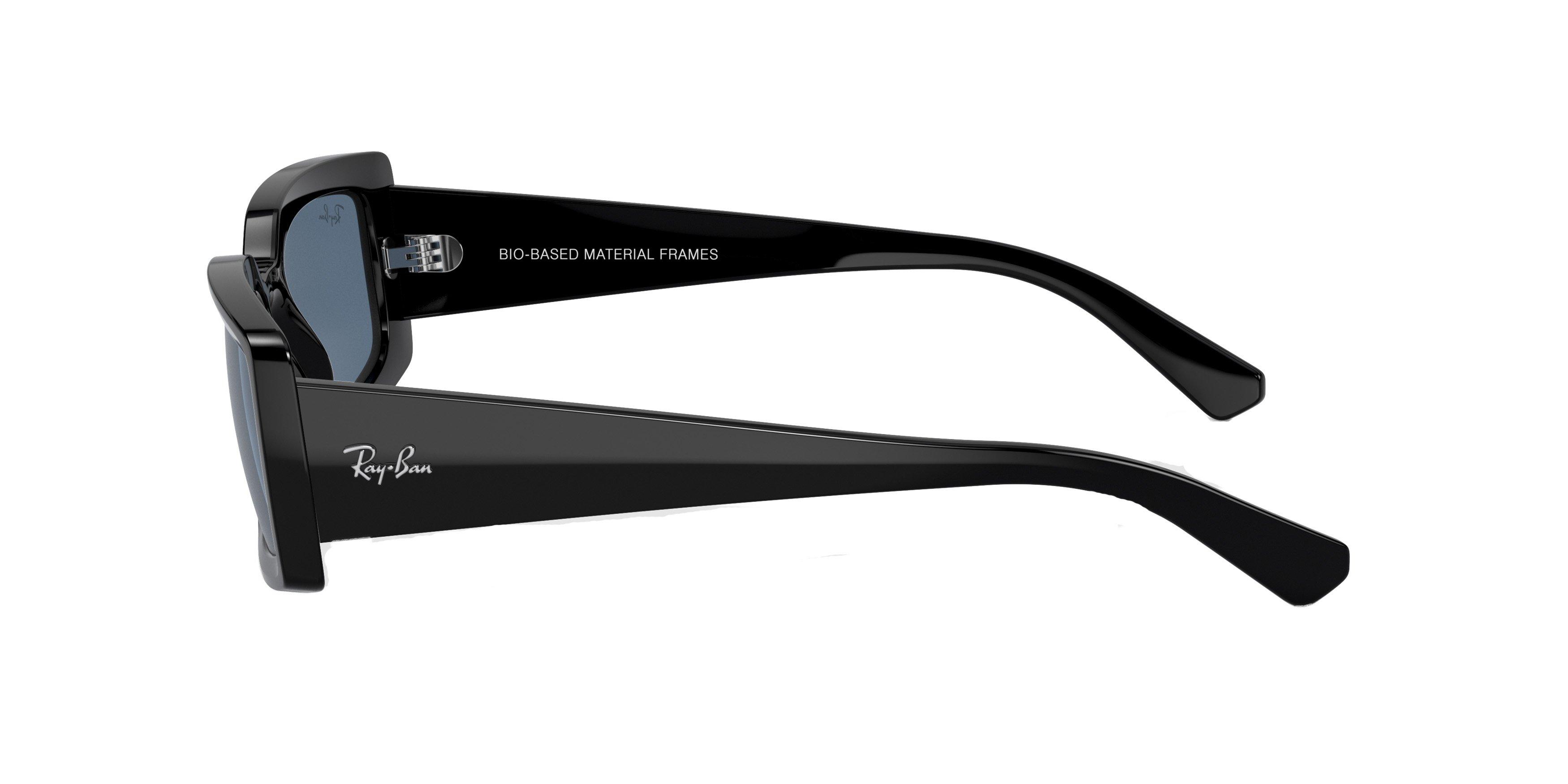 Ray-Ban Kiliane Bio-Based Sunglasses - BLACK/BLUE Thumbnail View 5