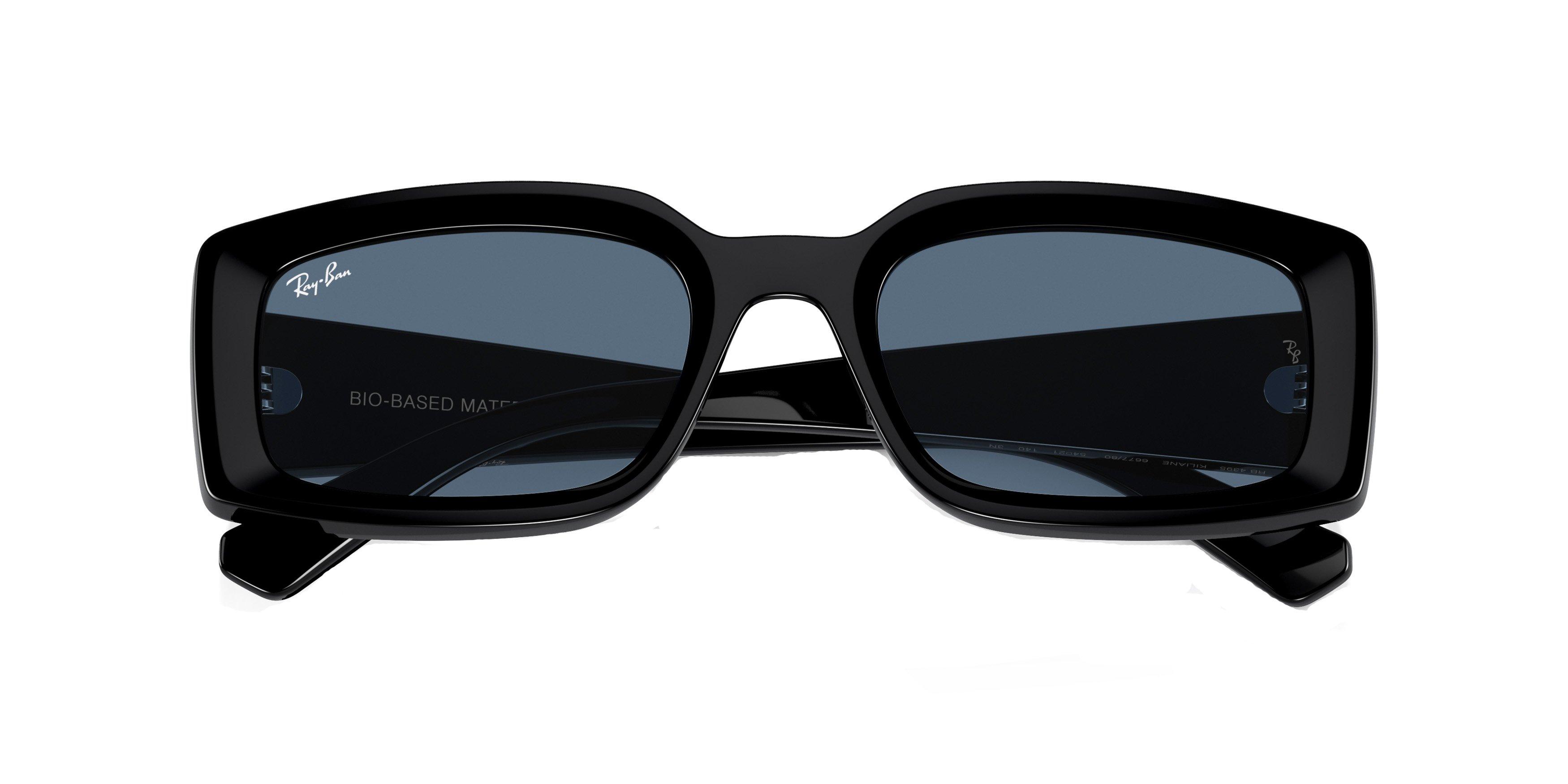 Ray-Ban Kiliane Bio-Based Sunglasses - BLACK/BLUE Thumbnail View 6