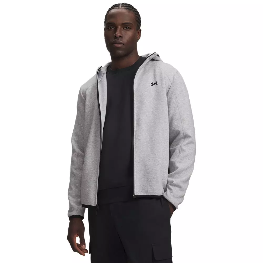 Under Armour Men's Unstoppable Fleece Full-Zip Jacket - Lt Grey - LT GREY