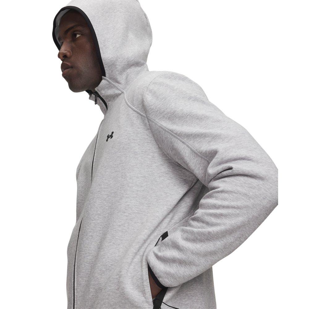 Under Armour Men's Unstoppable Fleece Full-Zip Jacket - Lt Grey - LT GREY