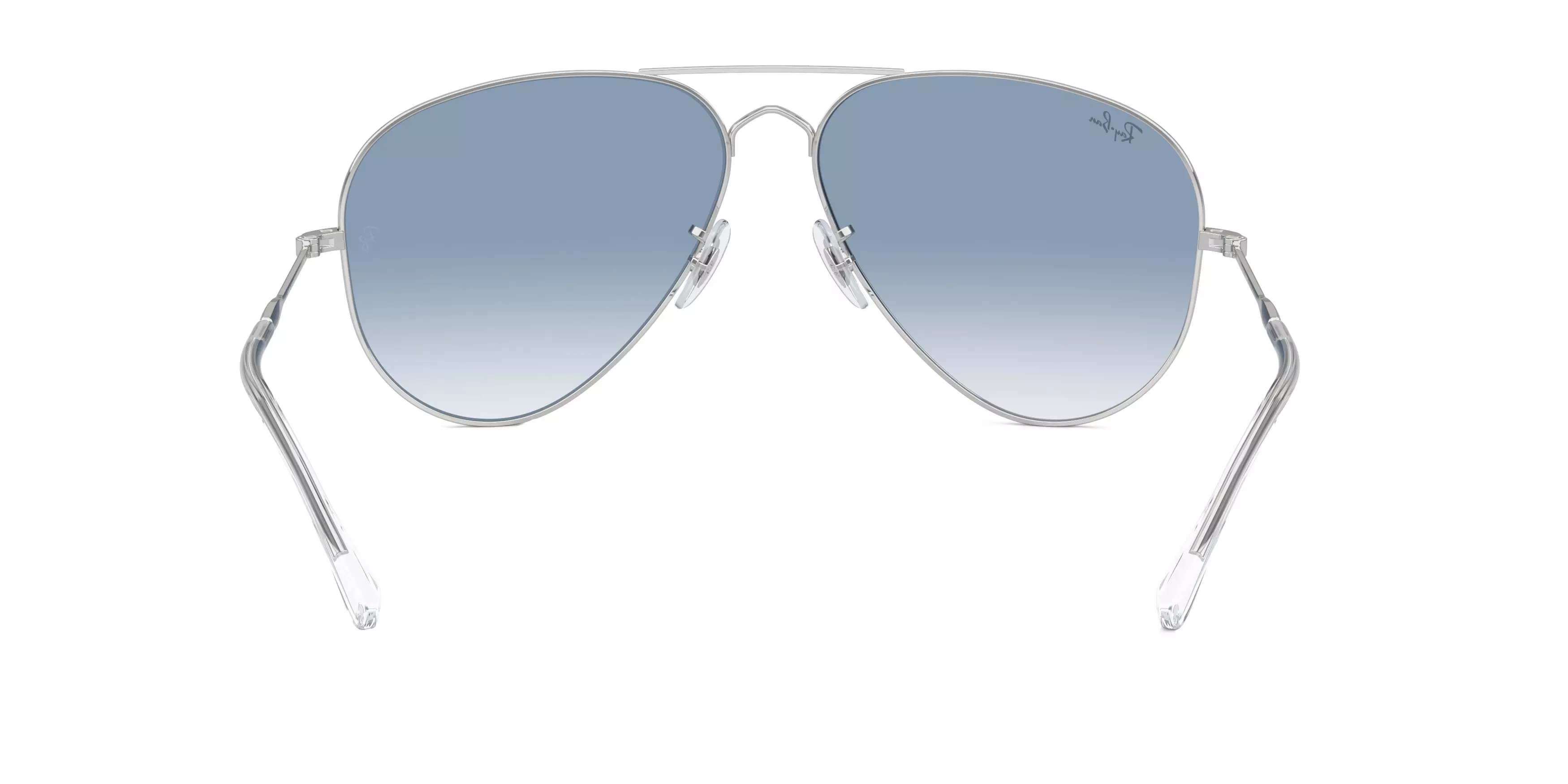 Ray-Ban Old Aviator Polarized Gradient Sunglasses - SILVER/BLUE
