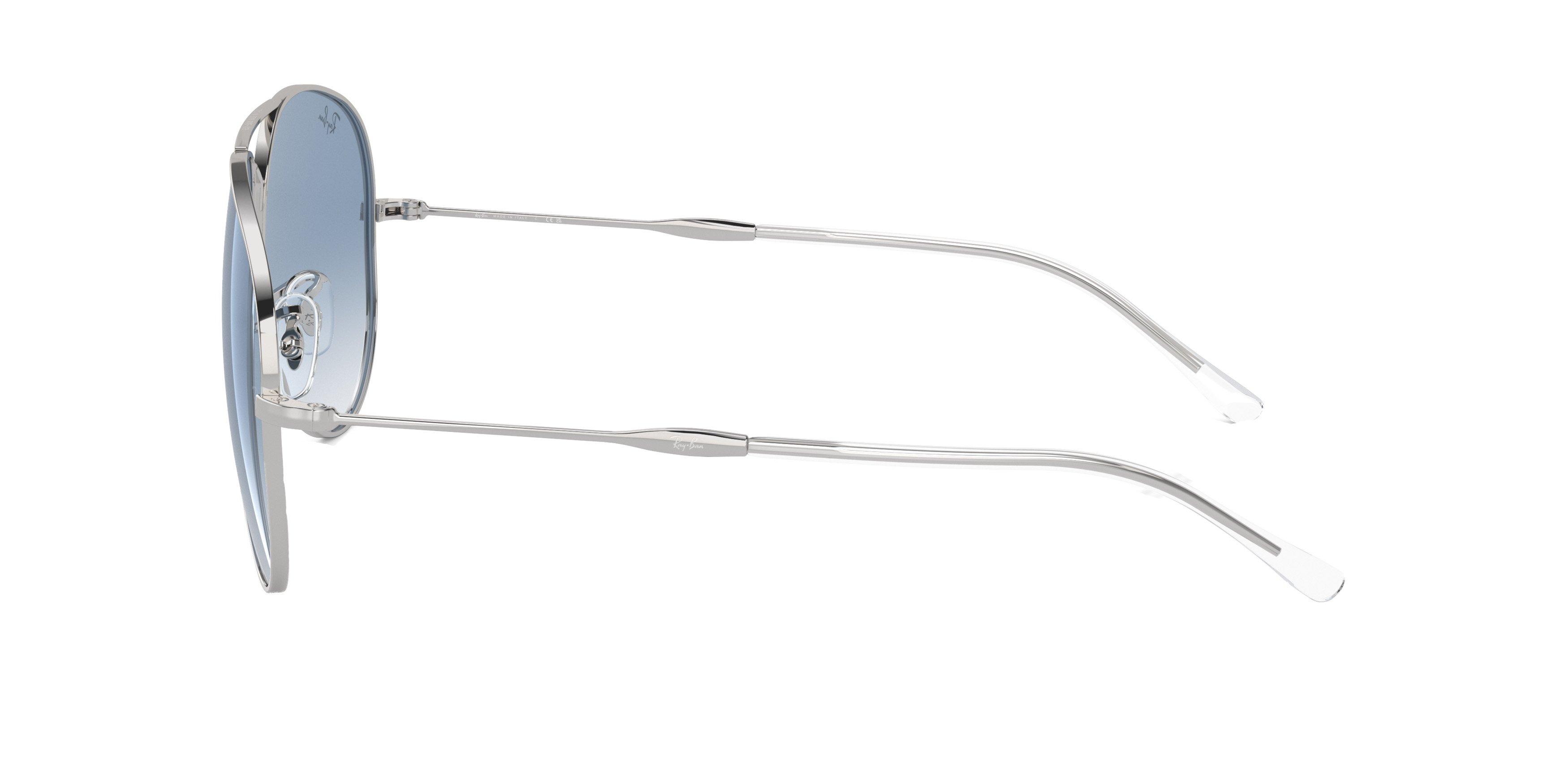 Ray-Ban Old Aviator Polarized Gradient Sunglasses - SILVER/BLUE Thumbnail View 5