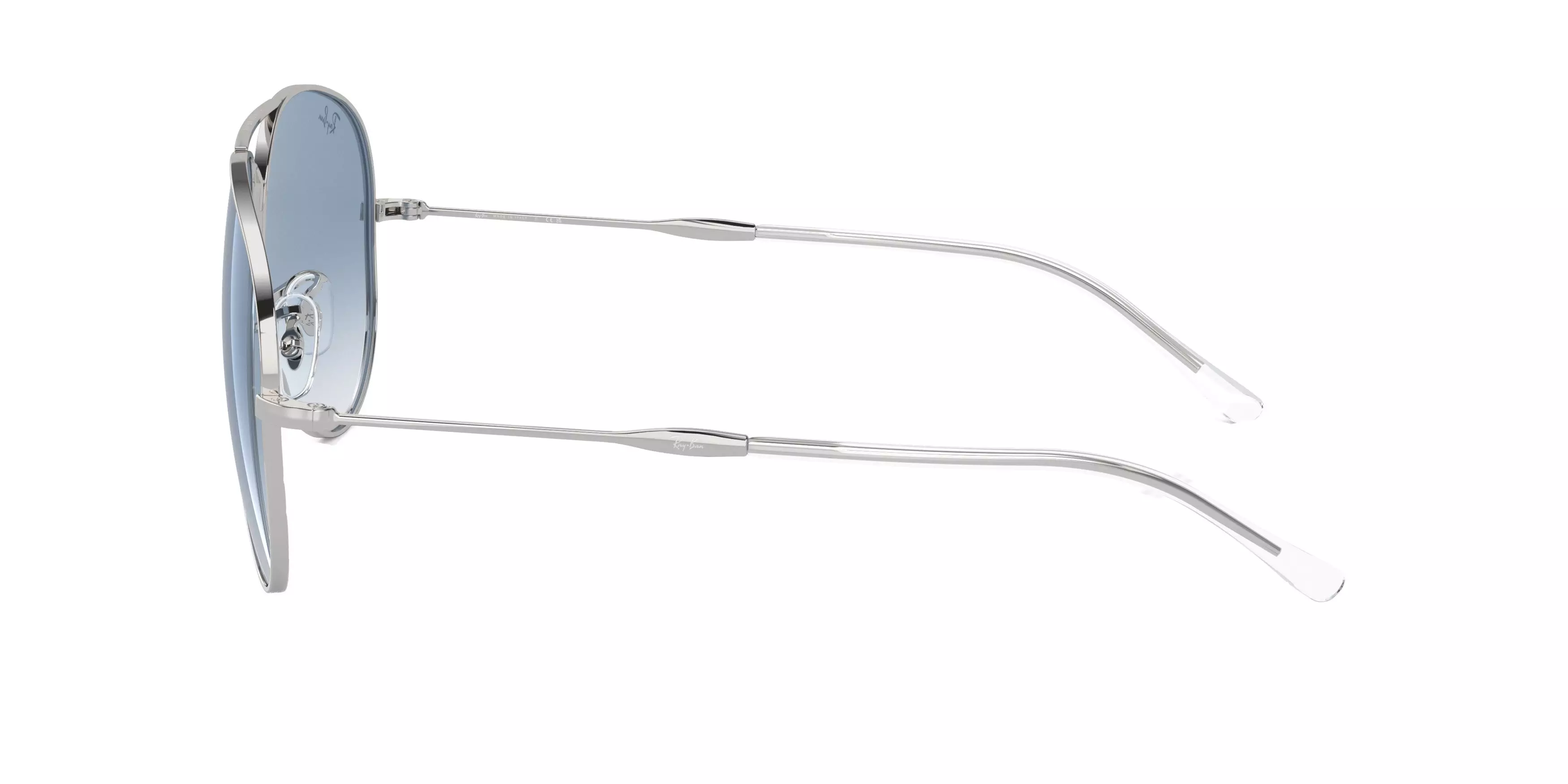 Ray-Ban Old Aviator Polarized Gradient Sunglasses - SILVER/BLUE