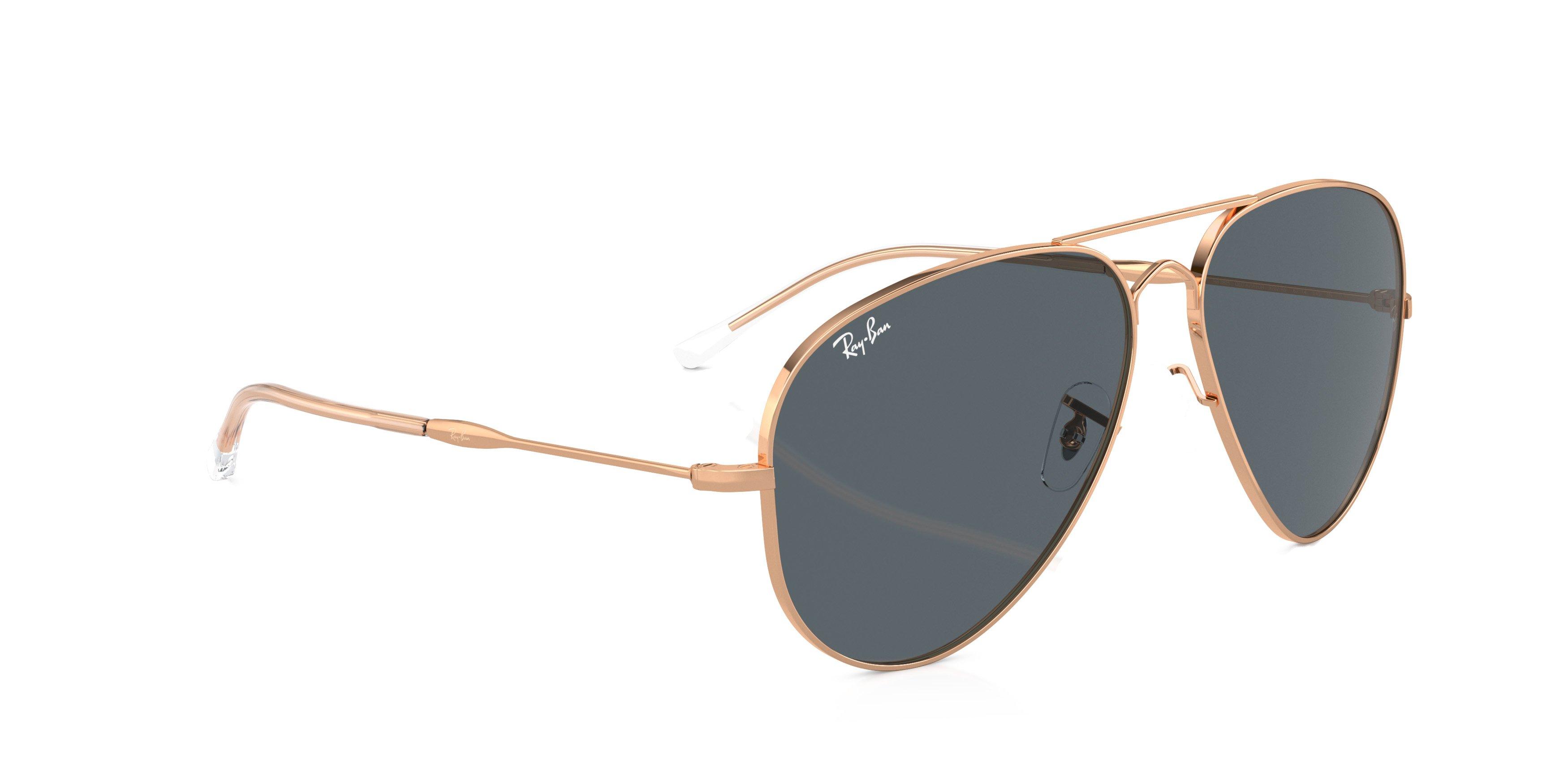 Ray-Ban Old Aviator Polarized Gradient Sunglasses - GOLD Thumbnail View 4