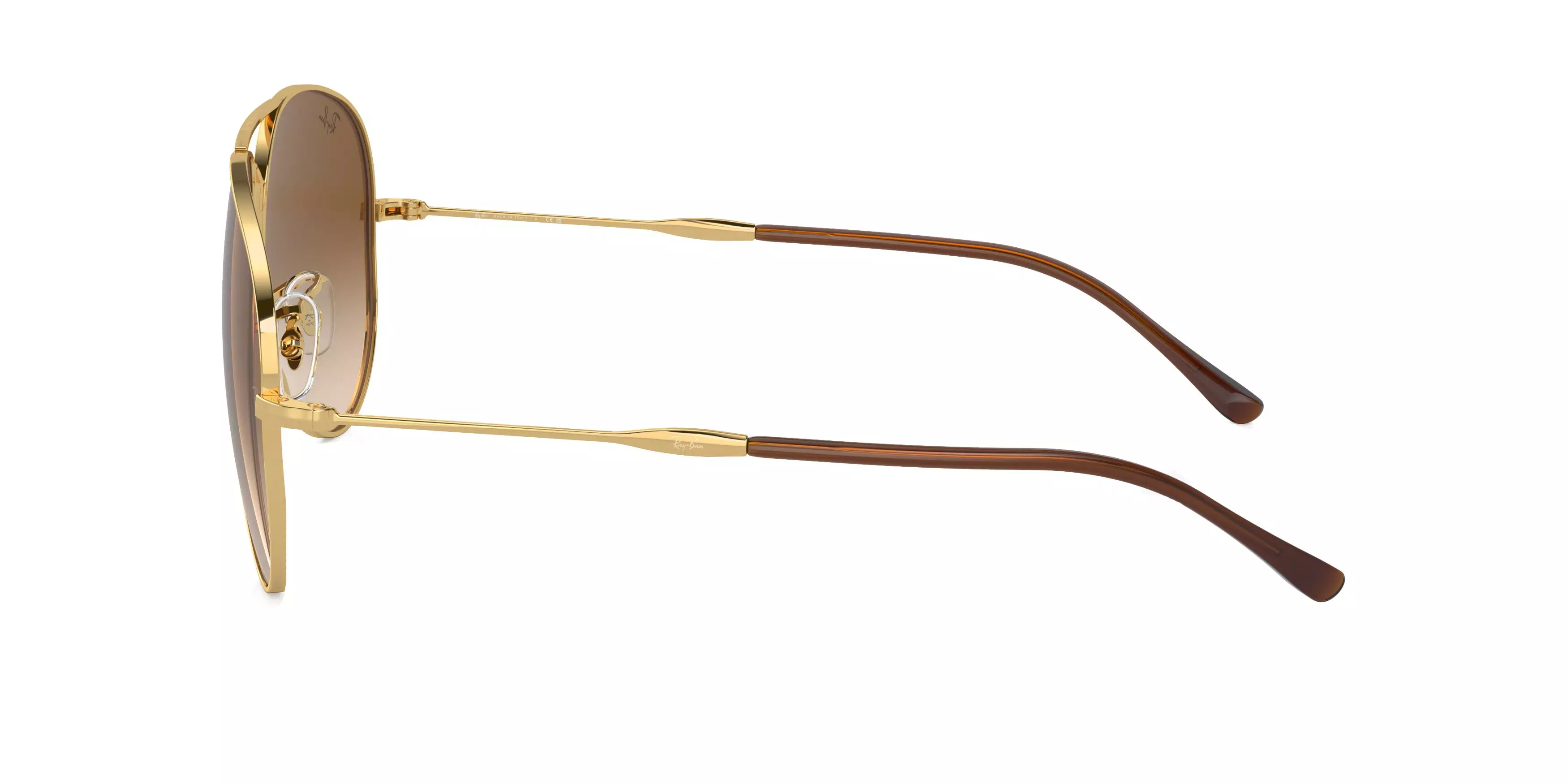 Ray-Ban Old Aviator Polarized Gradient Sunglasses - GOLD/BROWN