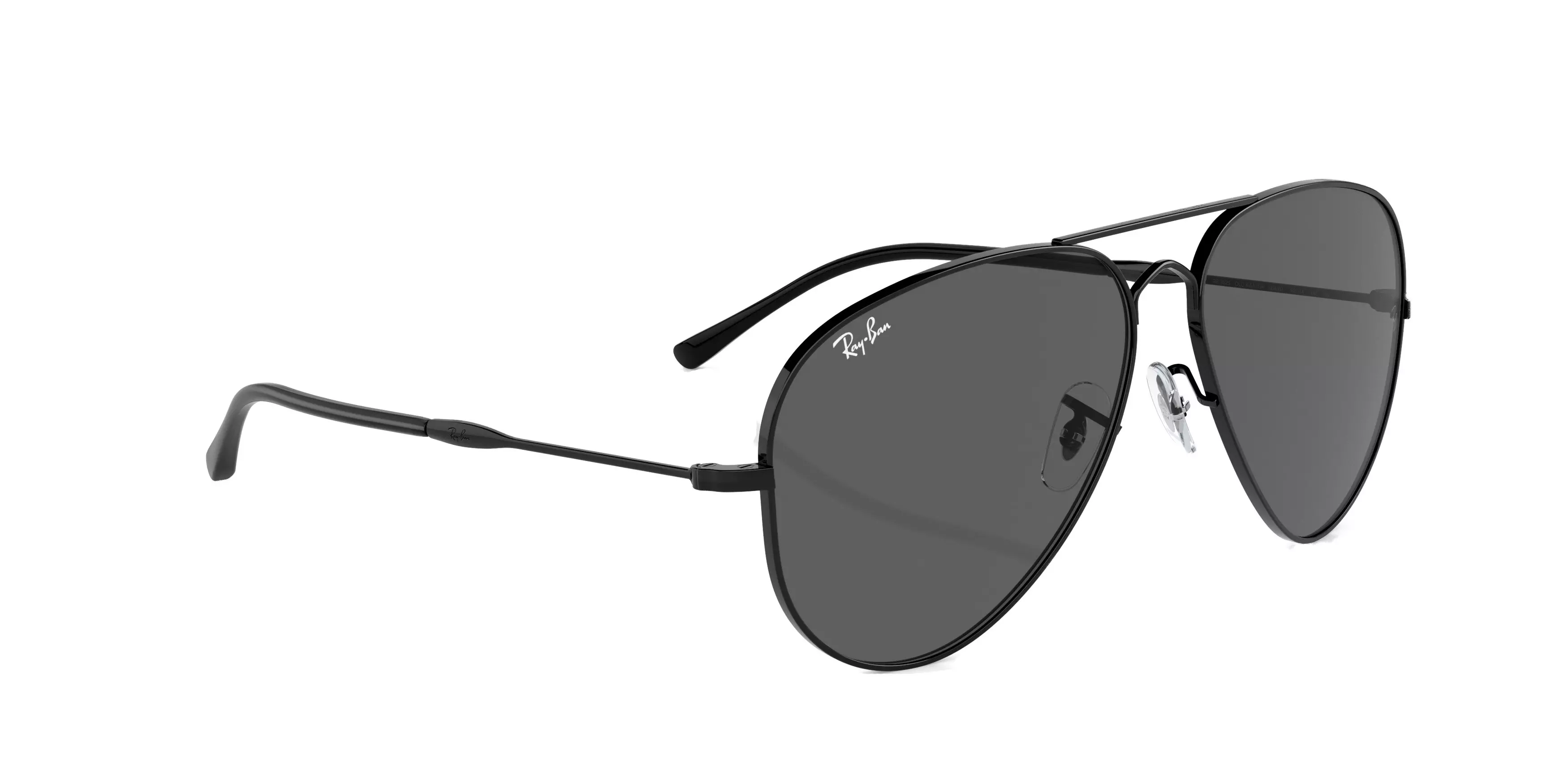 Ray-Ban Old Aviator Polarized Gradient Sunglasses - BLACK/GREY