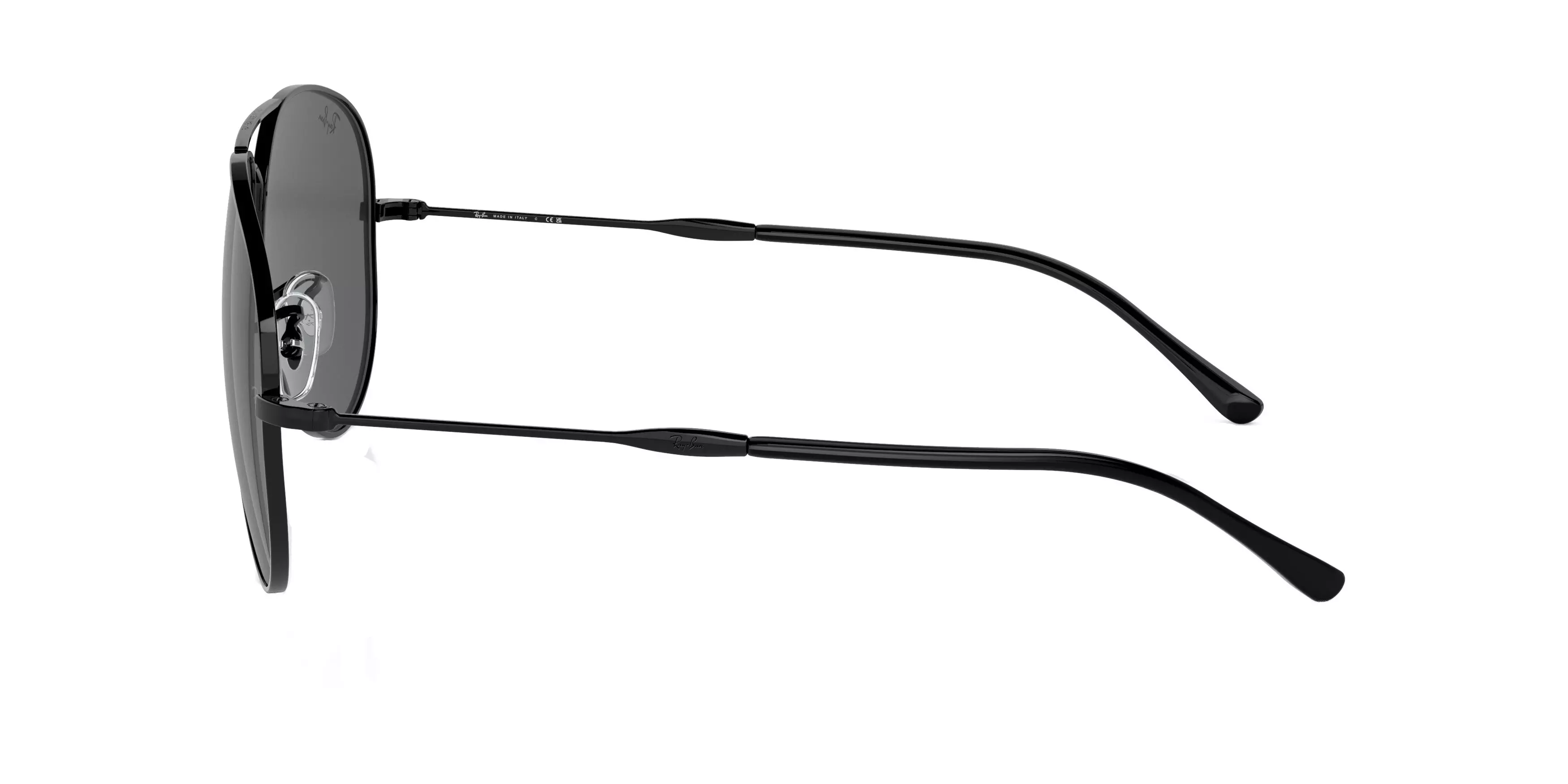 Ray-Ban Old Aviator Polarized Gradient Sunglasses - BLACK/GREY