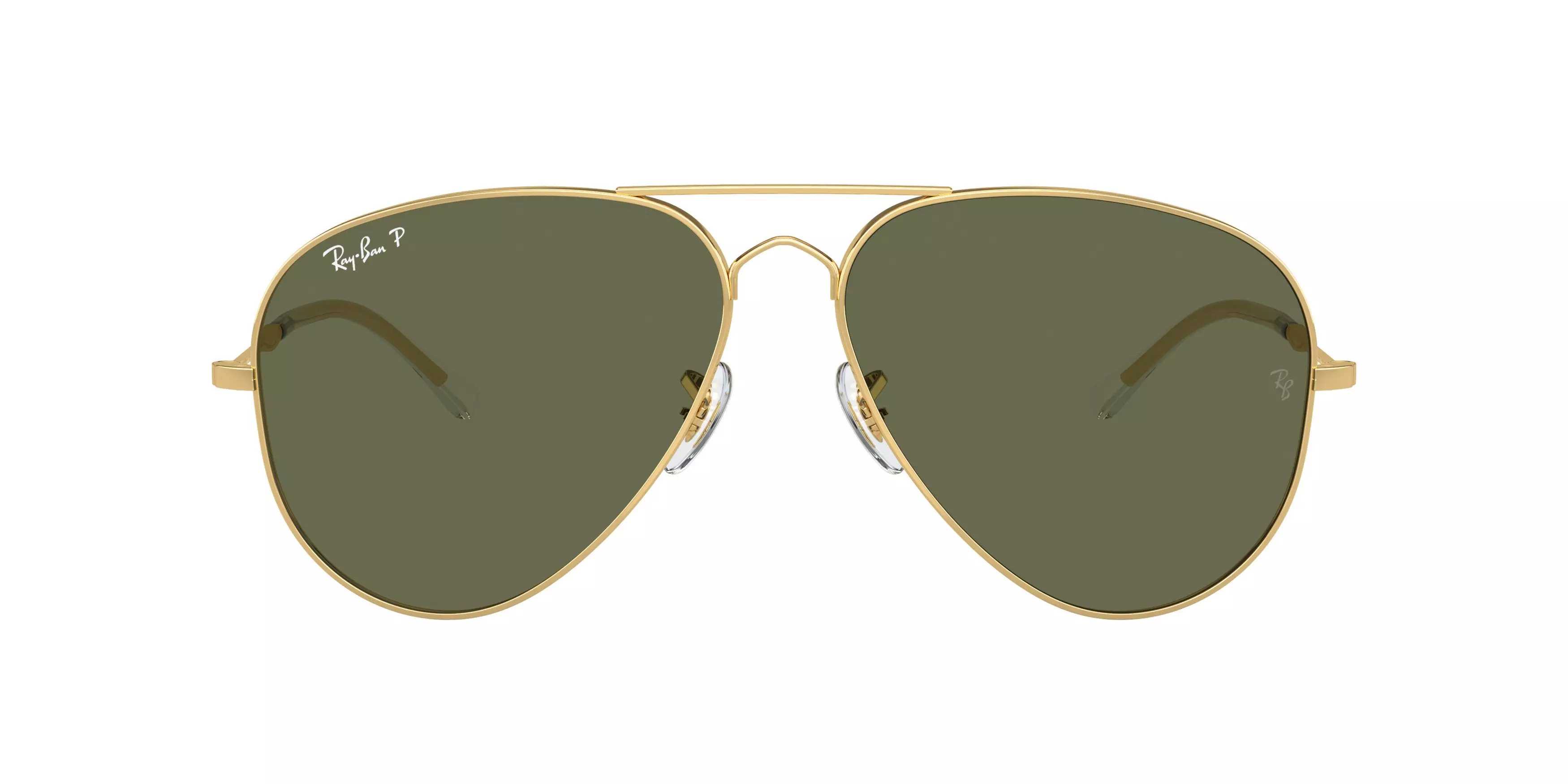 Ray-Ban Old Aviator Polarized Gradient Sunglasses - GOLD/GREEN