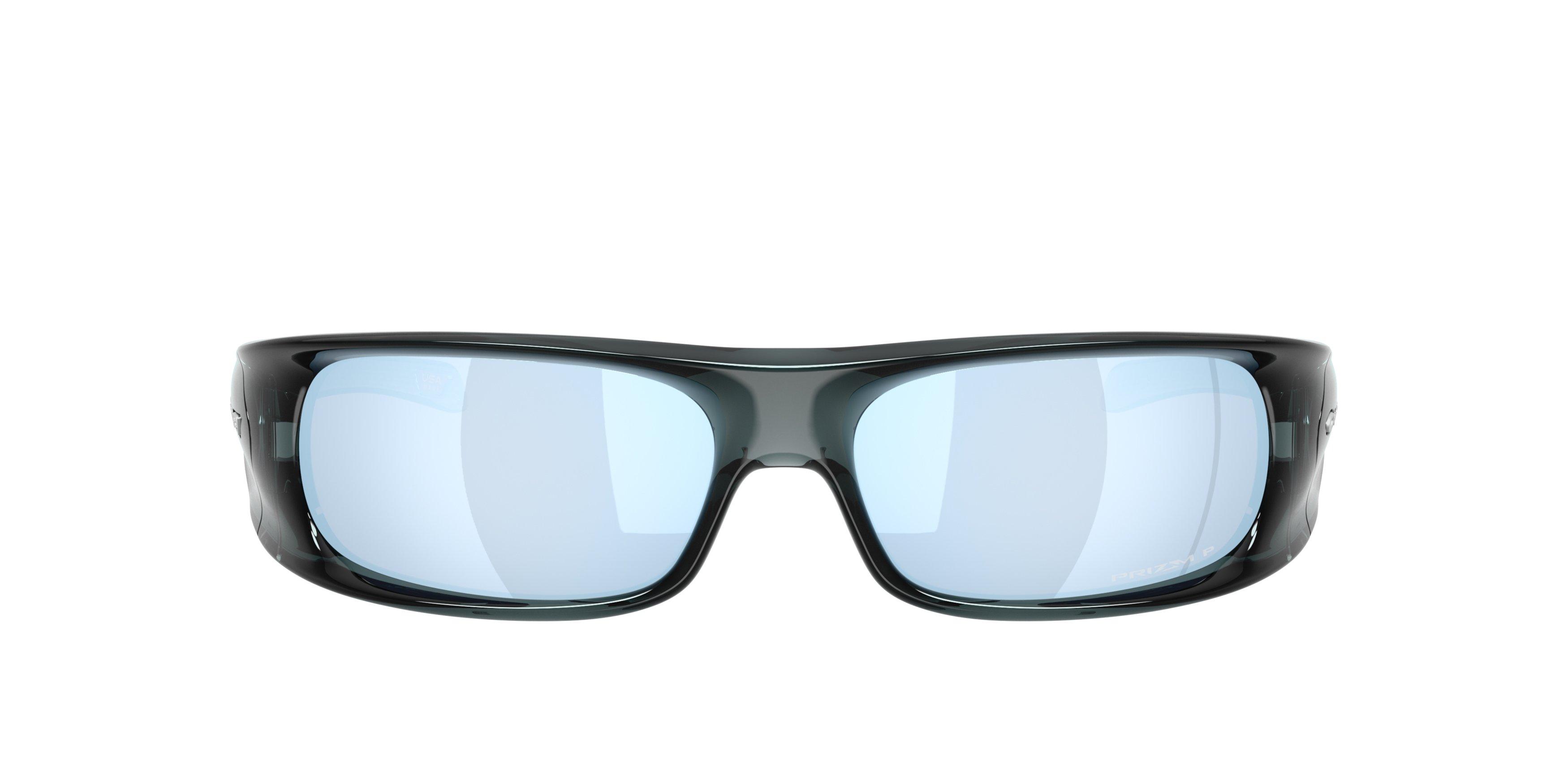 Oakley Highland Prizm Deep Water Polarized Sunglasses &ndash; Crystal Black - BLACK/BLUE Thumbnail View 2